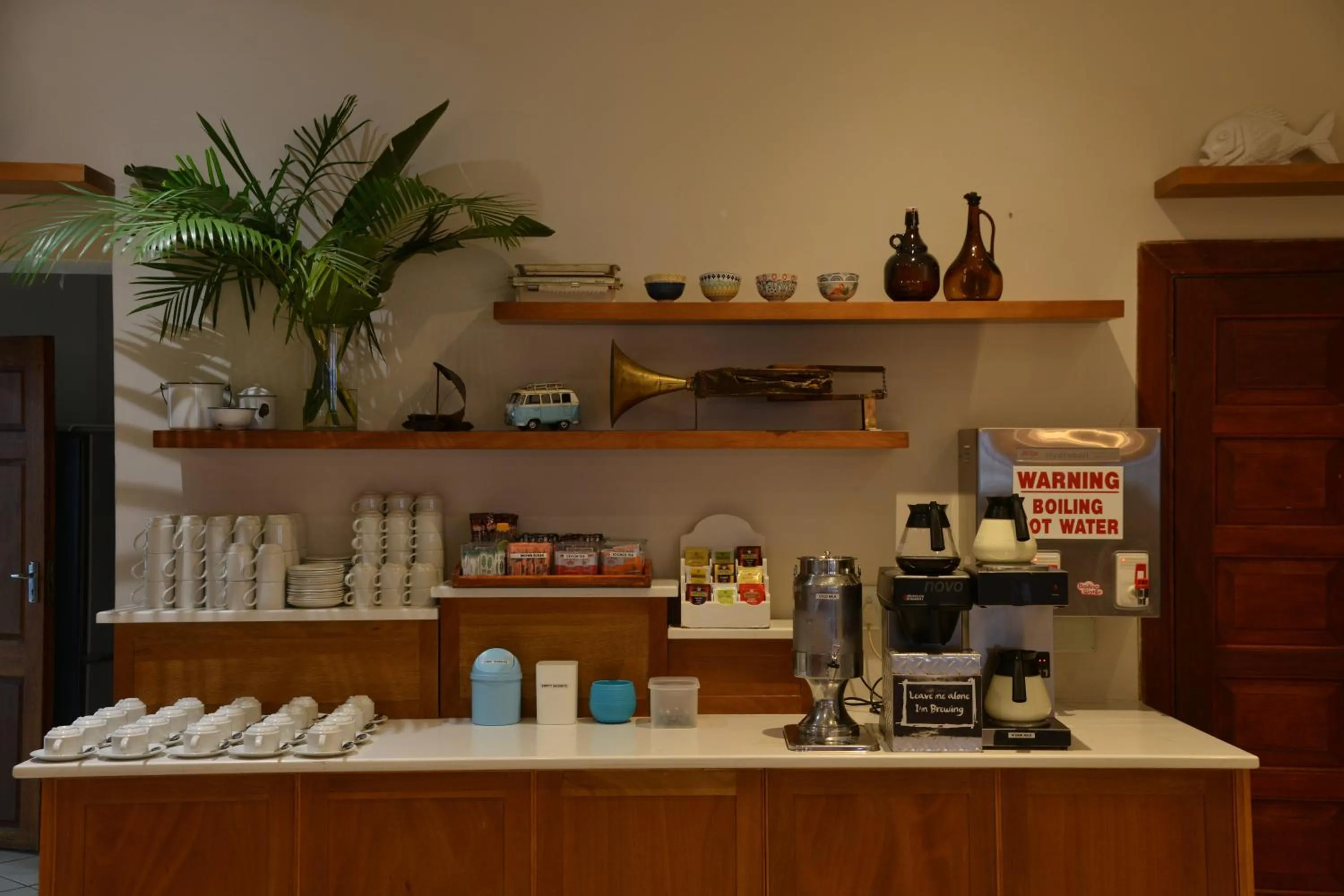 Coffee/tea facilities in Pumula Beach Hotel