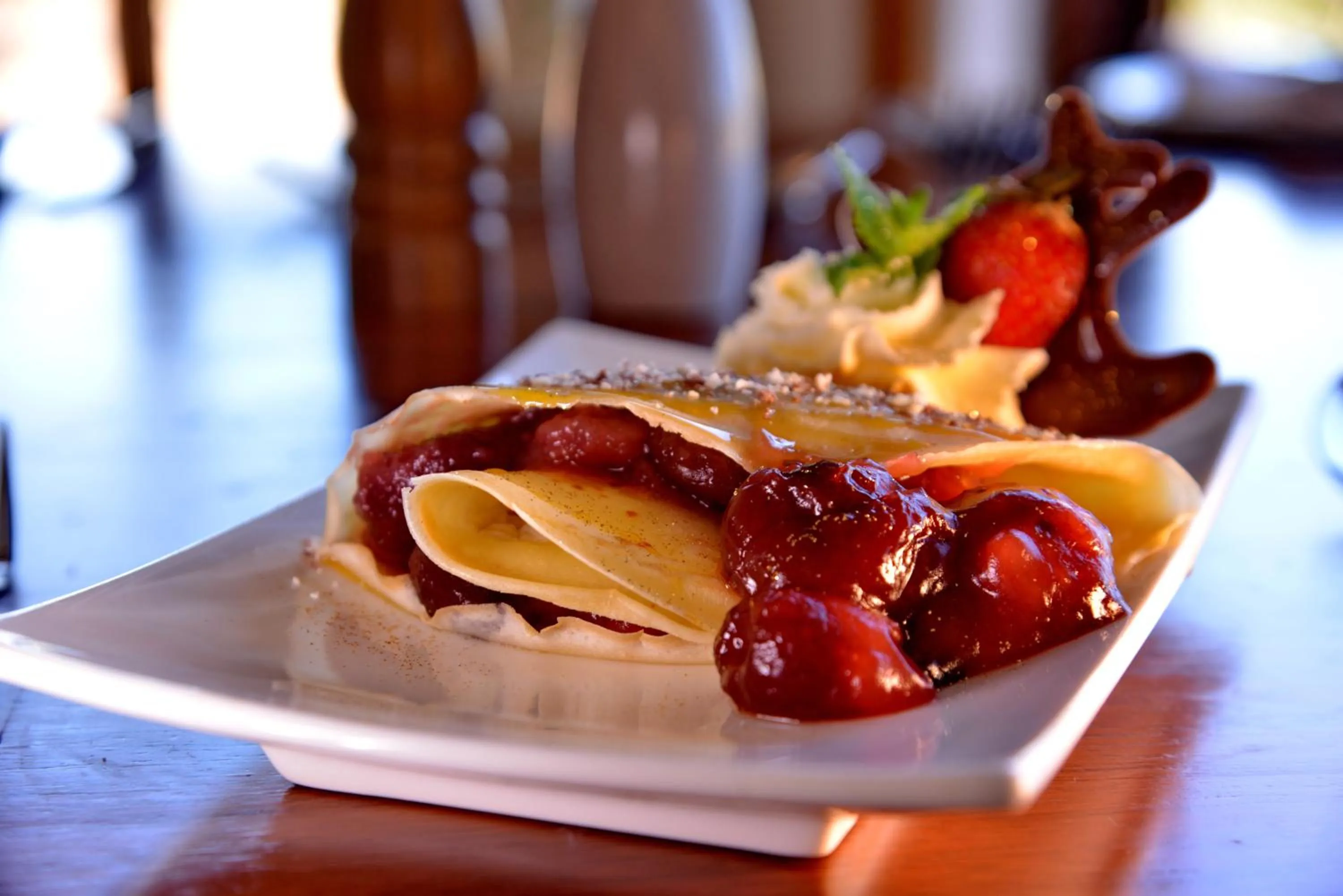 Food in Pumula Beach Hotel