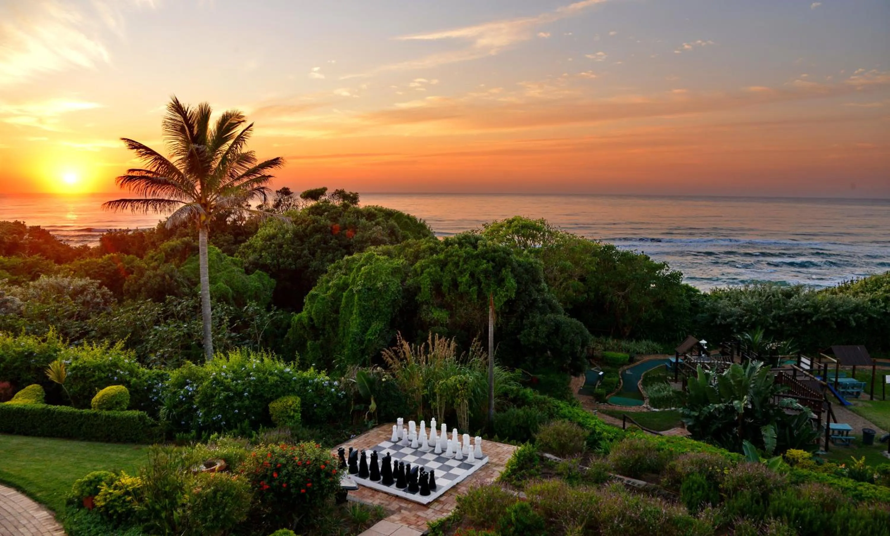 Garden in Pumula Beach Hotel