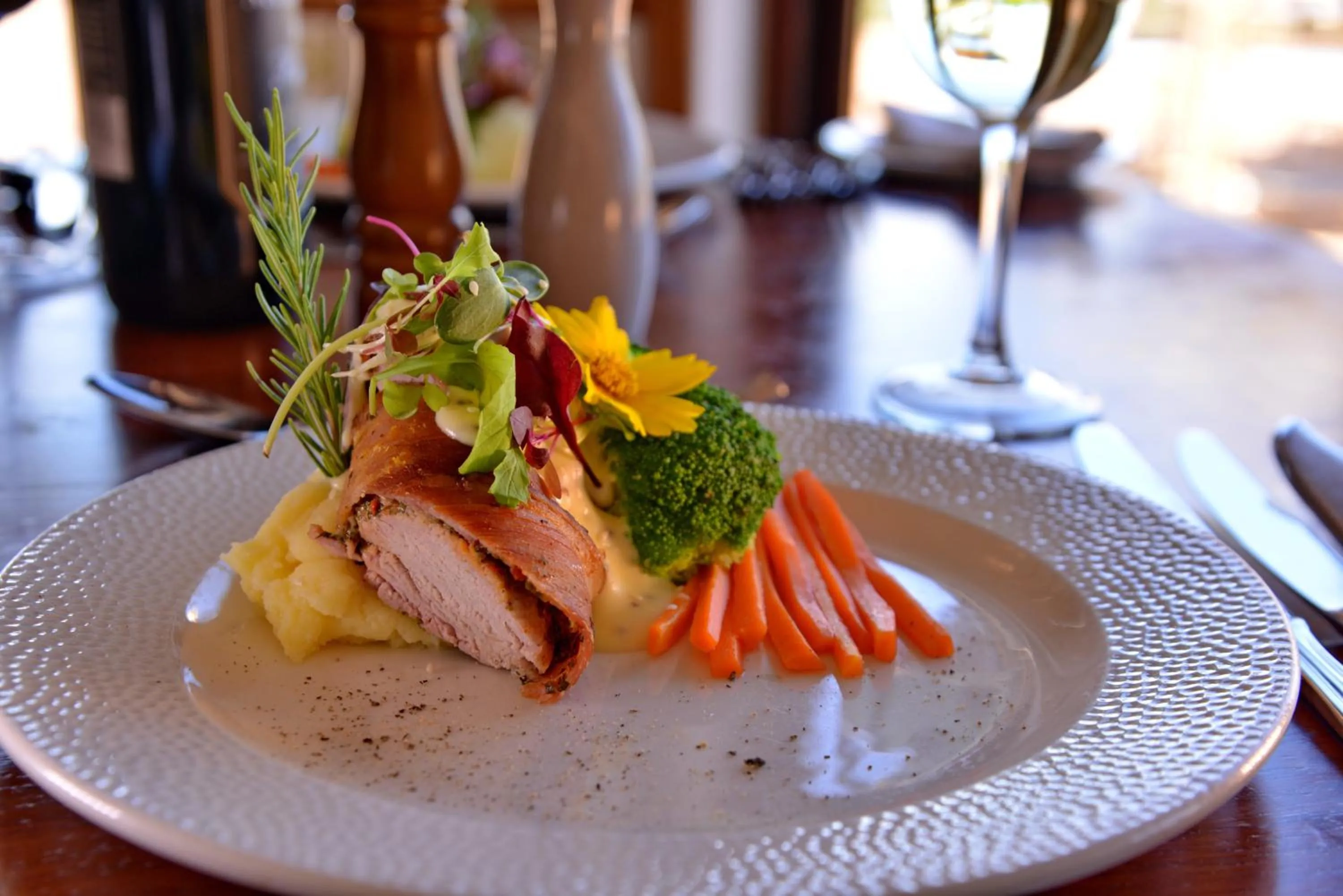 Dinner in Pumula Beach Hotel