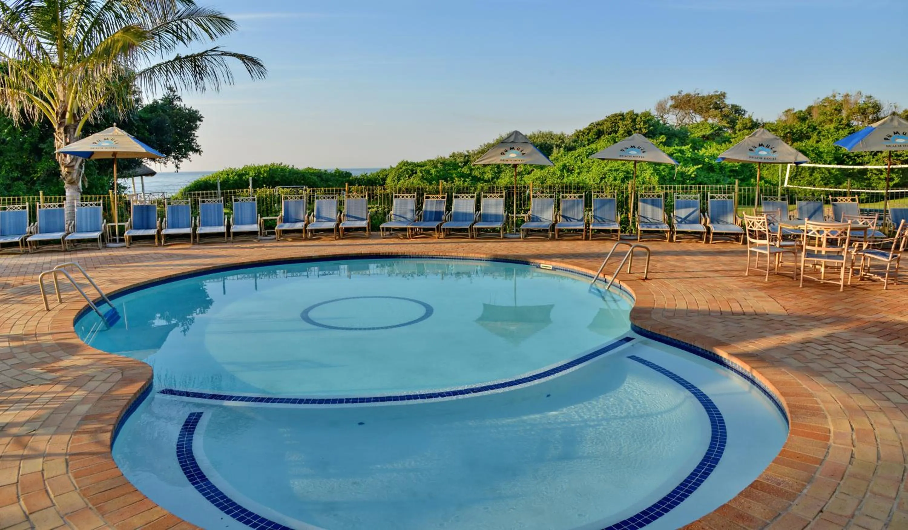 Pool view in Pumula Beach Hotel