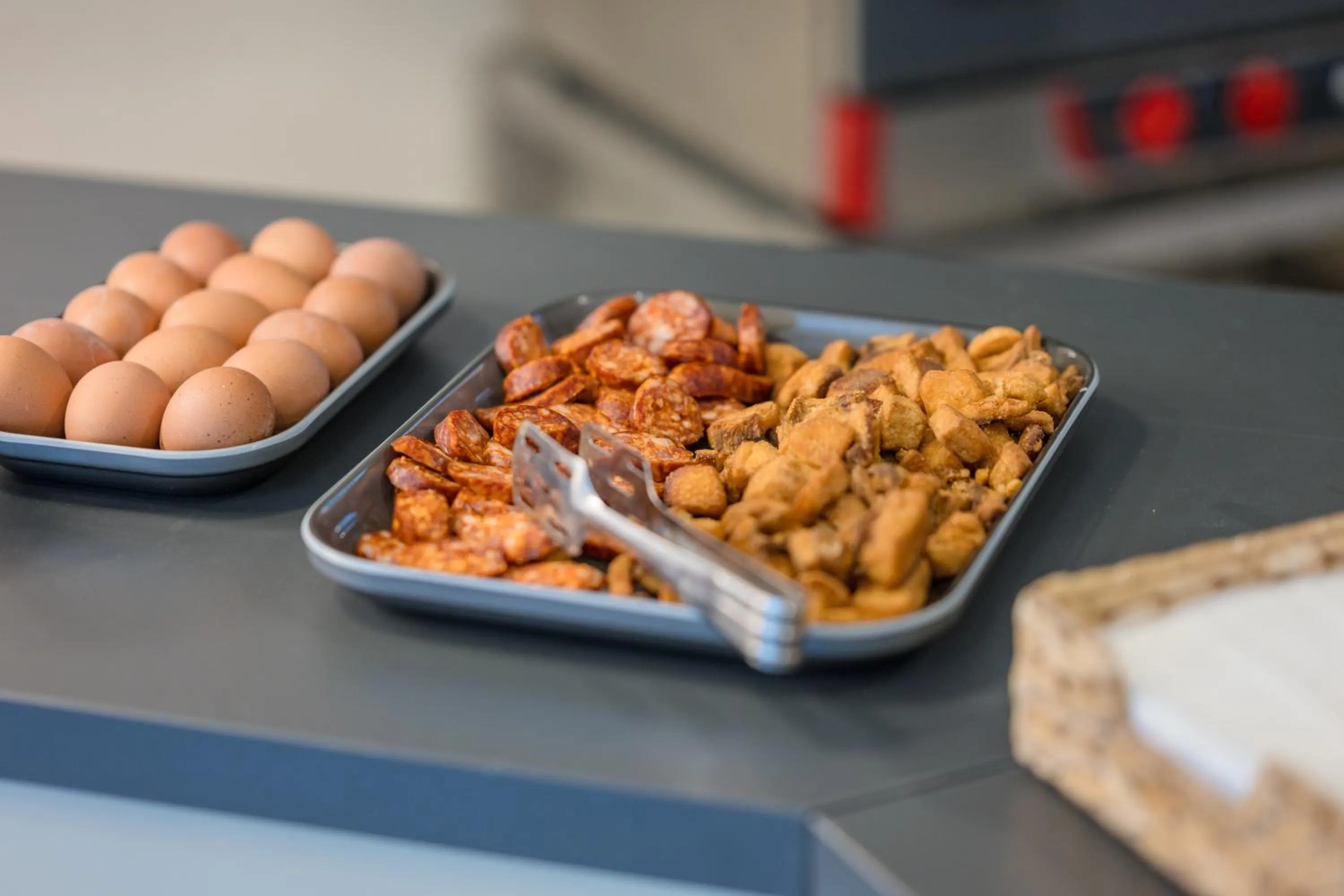 Buffet breakfast in Baross City Hotel - Budapest