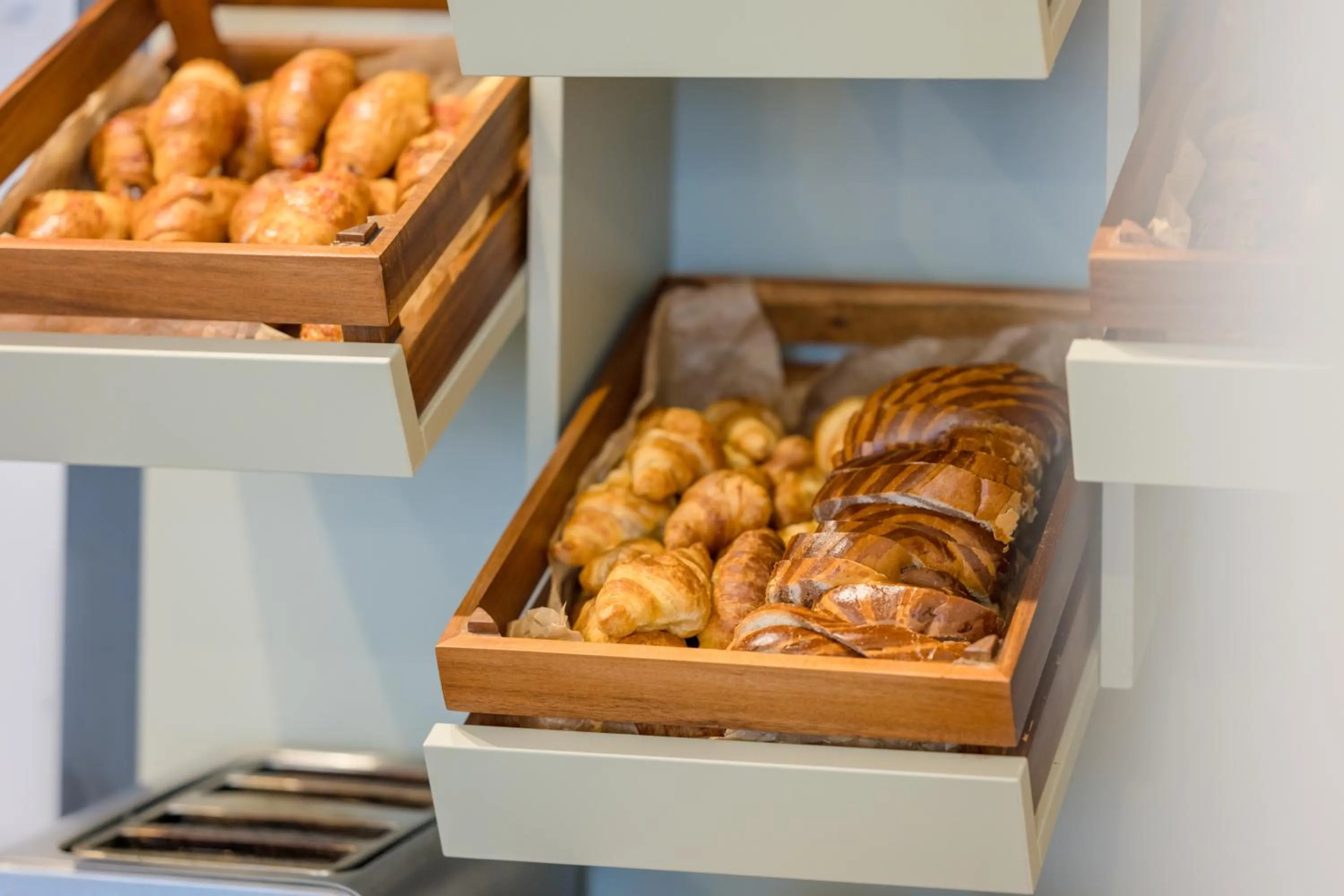 Buffet breakfast in Baross City Hotel - Budapest