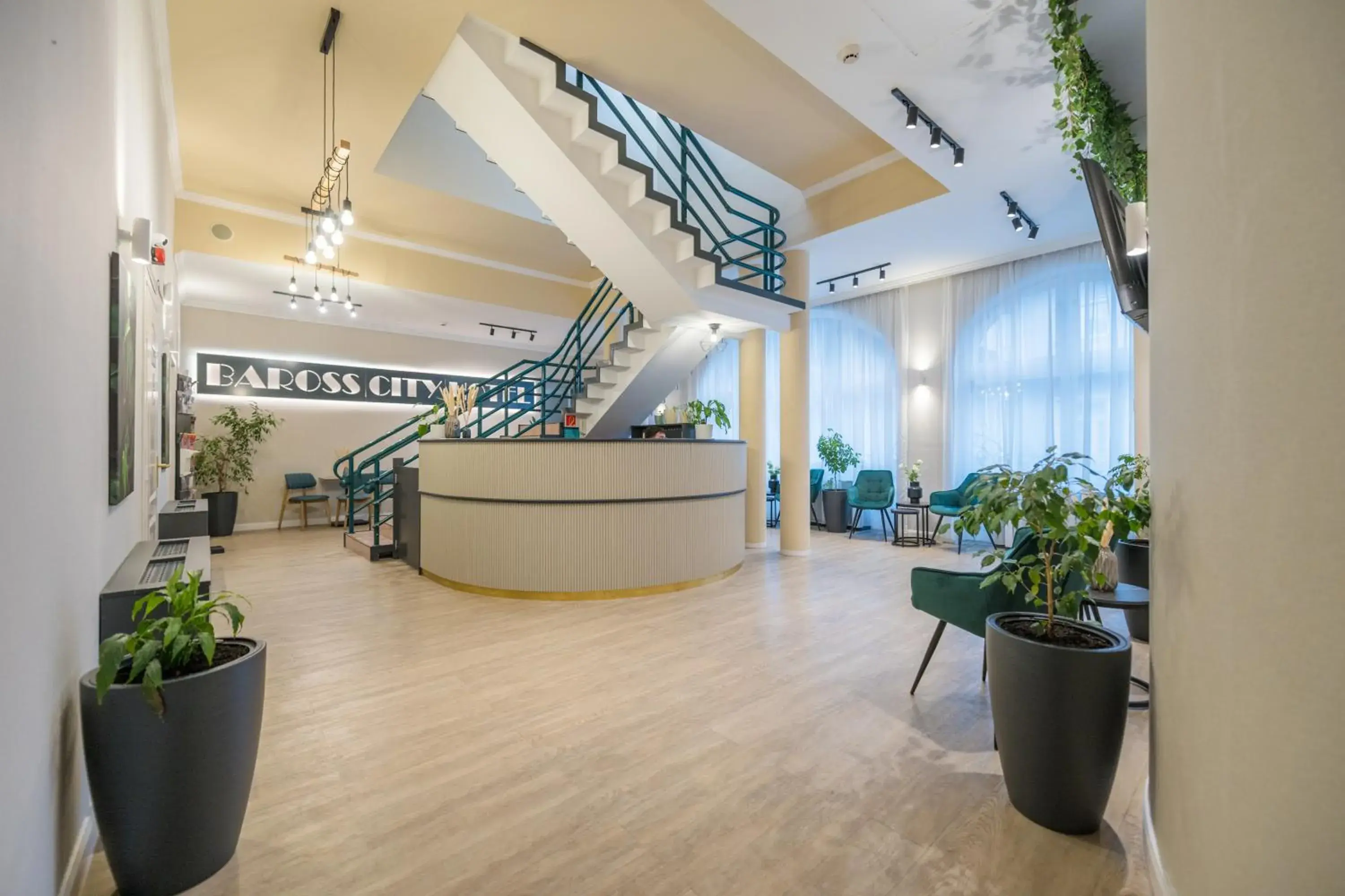 Lobby or reception in Baross City Hotel - Budapest Lobby or reception in Baross City Hotel - Budapest