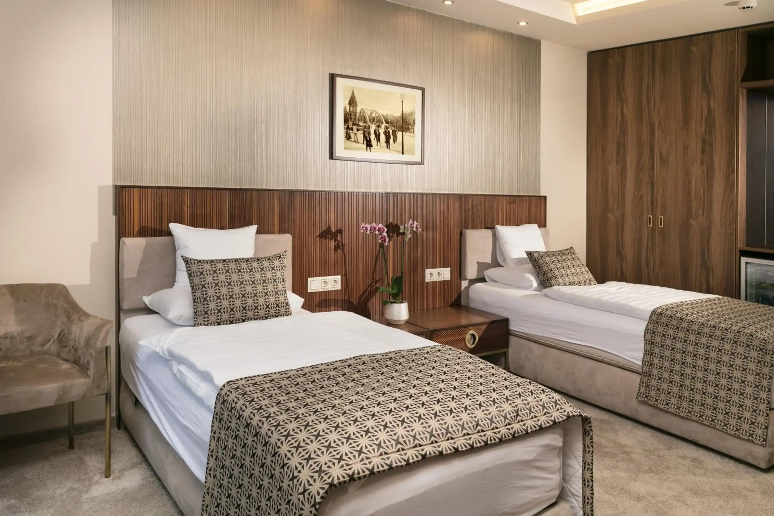 Deluxe Twin Room with Balcony - single occupancy in Hotel Kálvária Superior Deluxe Twin Room with Balcony - single occupancy in Hotel Kálvária Superior