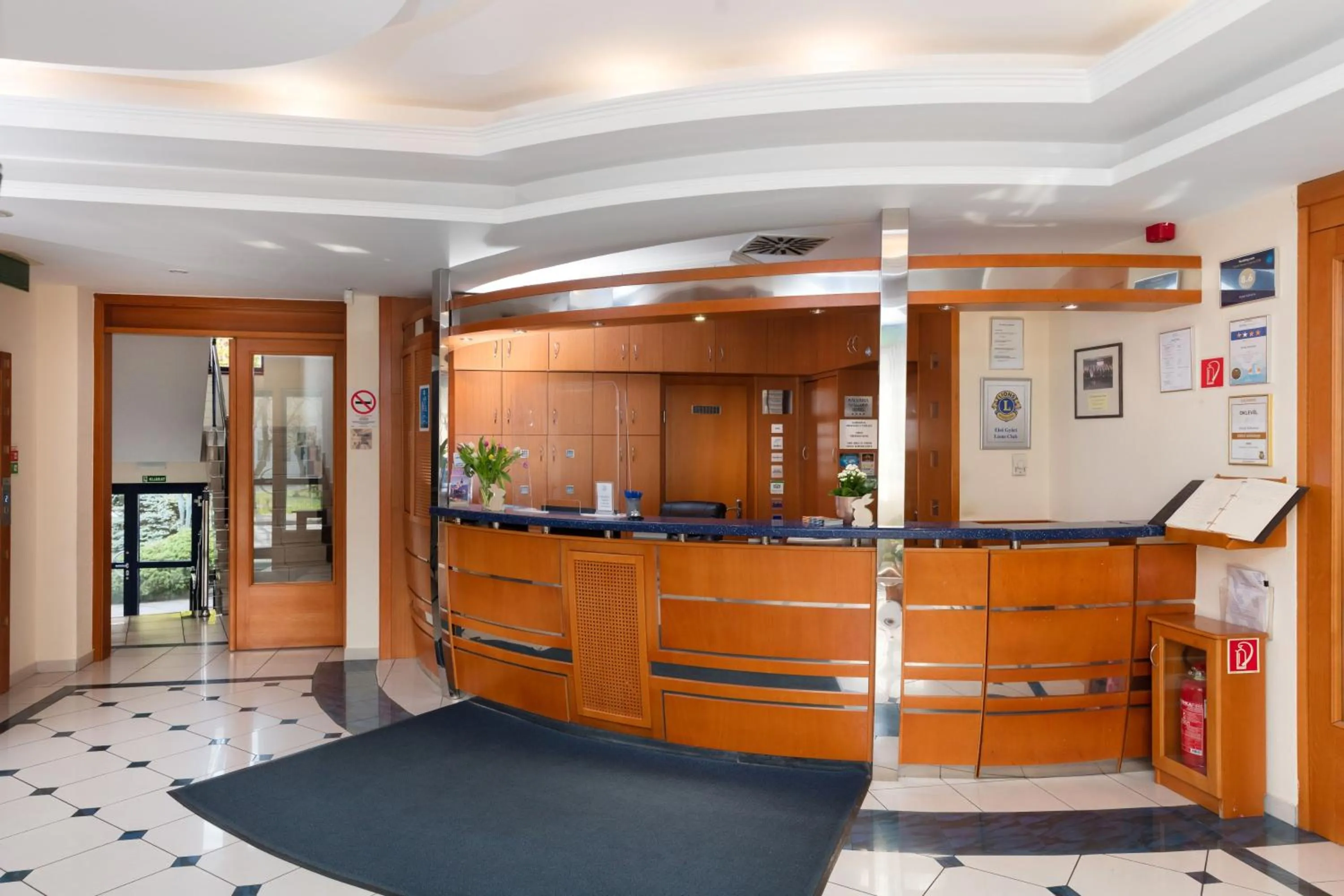 Lobby or reception in Hotel Kálvária Superior