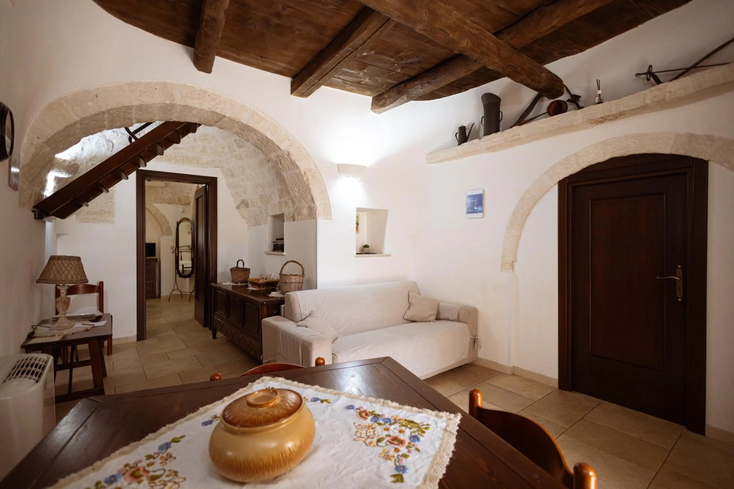 Living room, Bed in Quei Trulli Divini