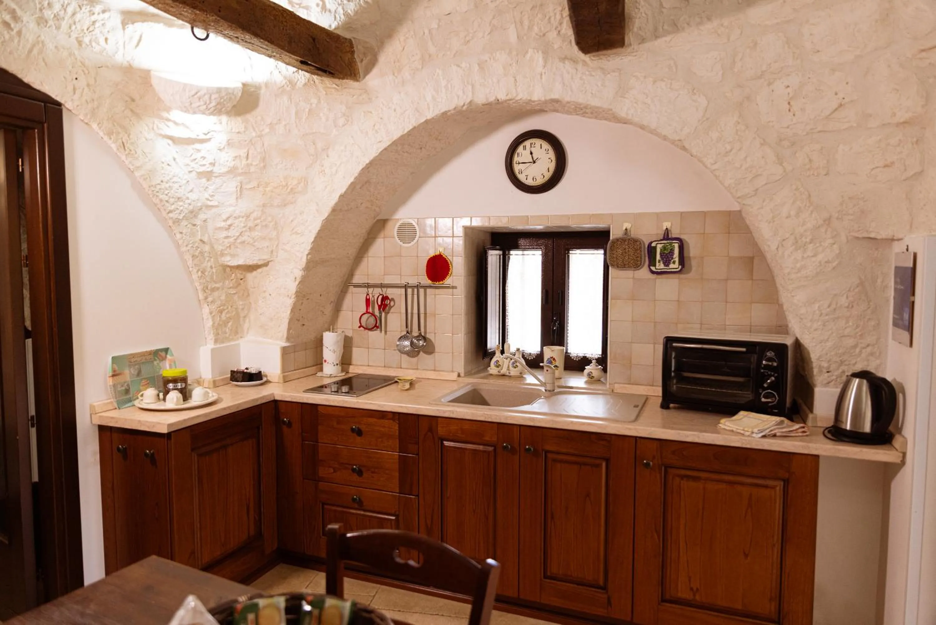 stove in Quei Trulli Divini