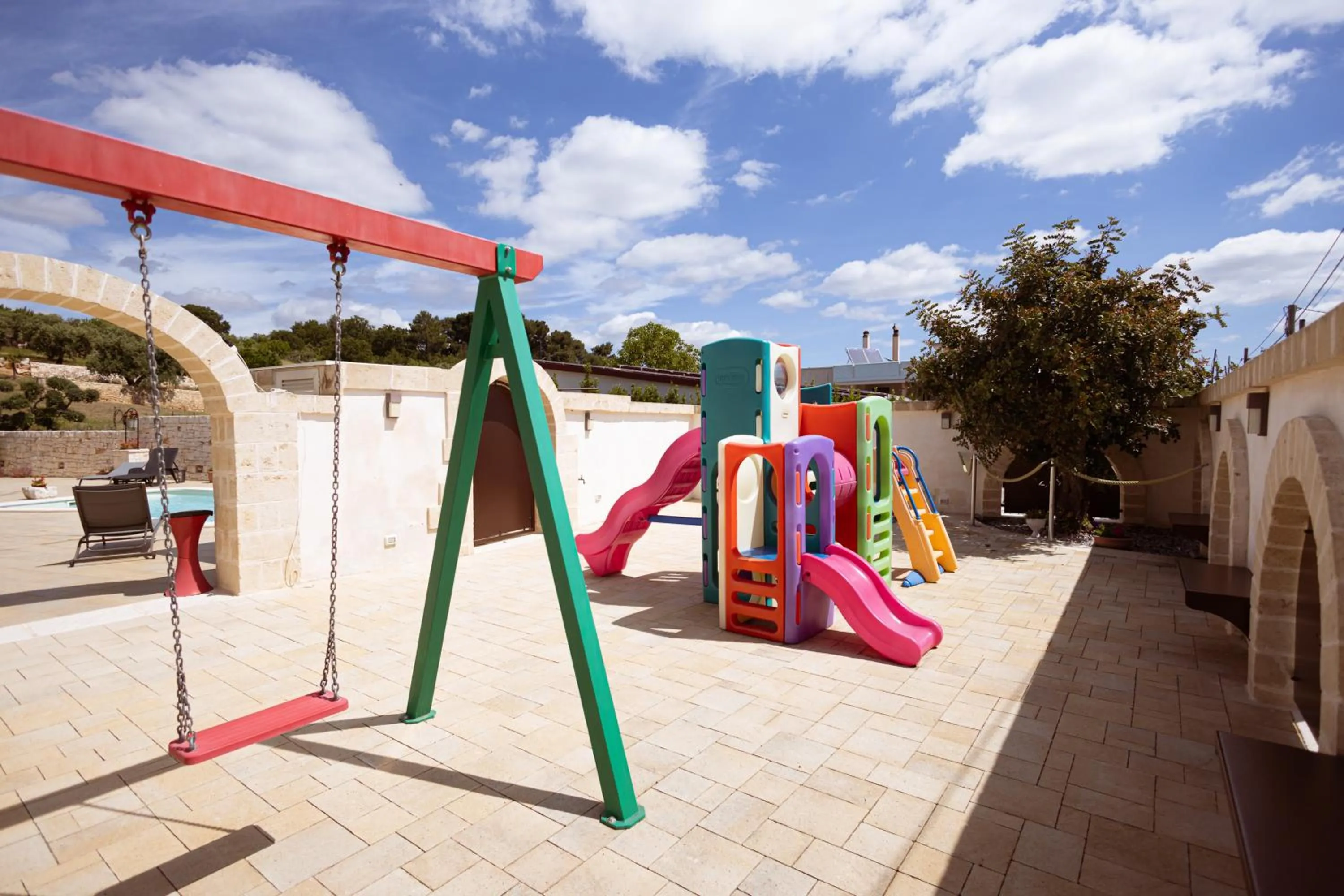 Children play ground in Quei Trulli Divini