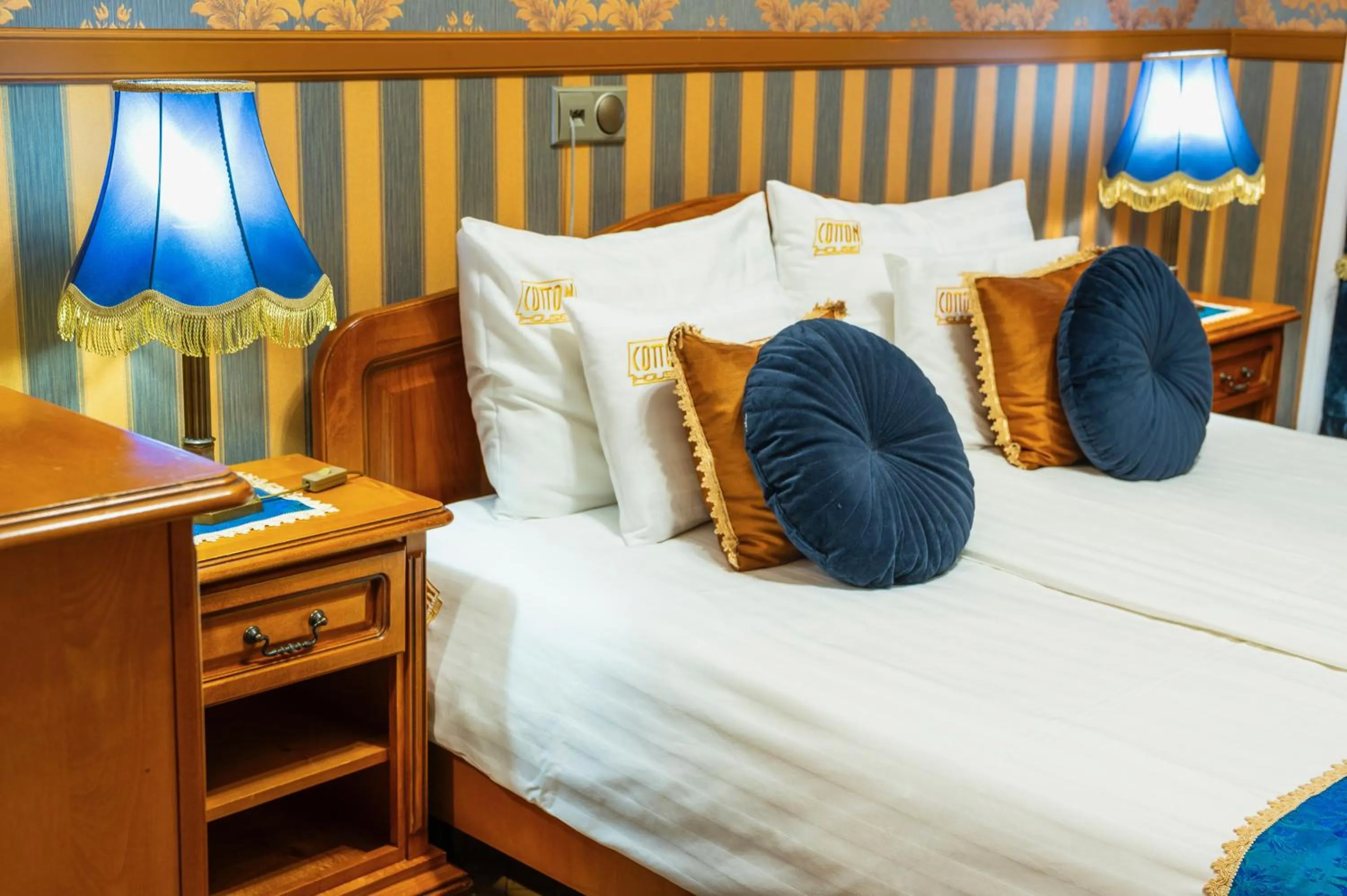 Bed in Cotton House Hotel Budapest