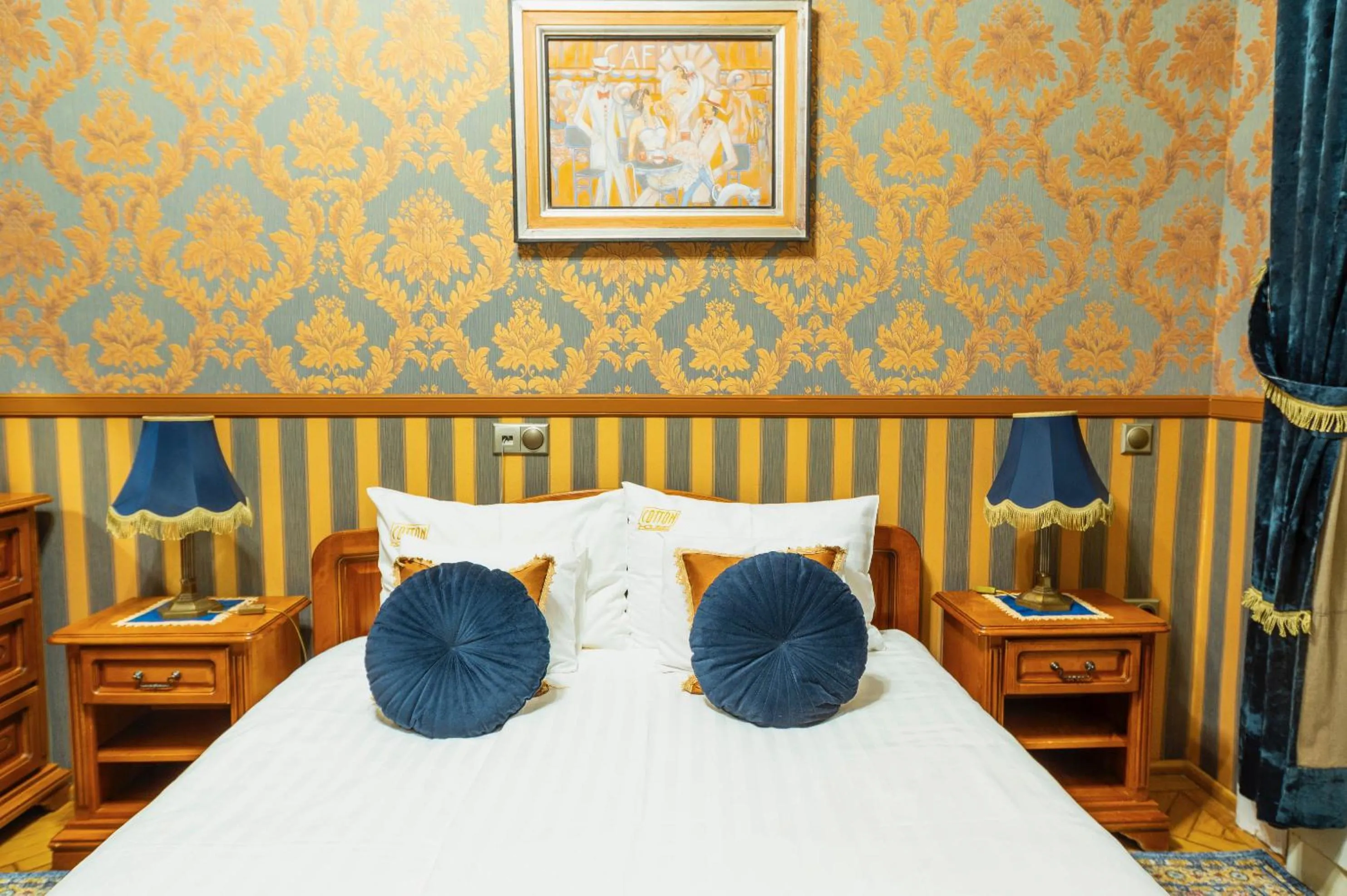 Bed in Cotton House Hotel Budapest