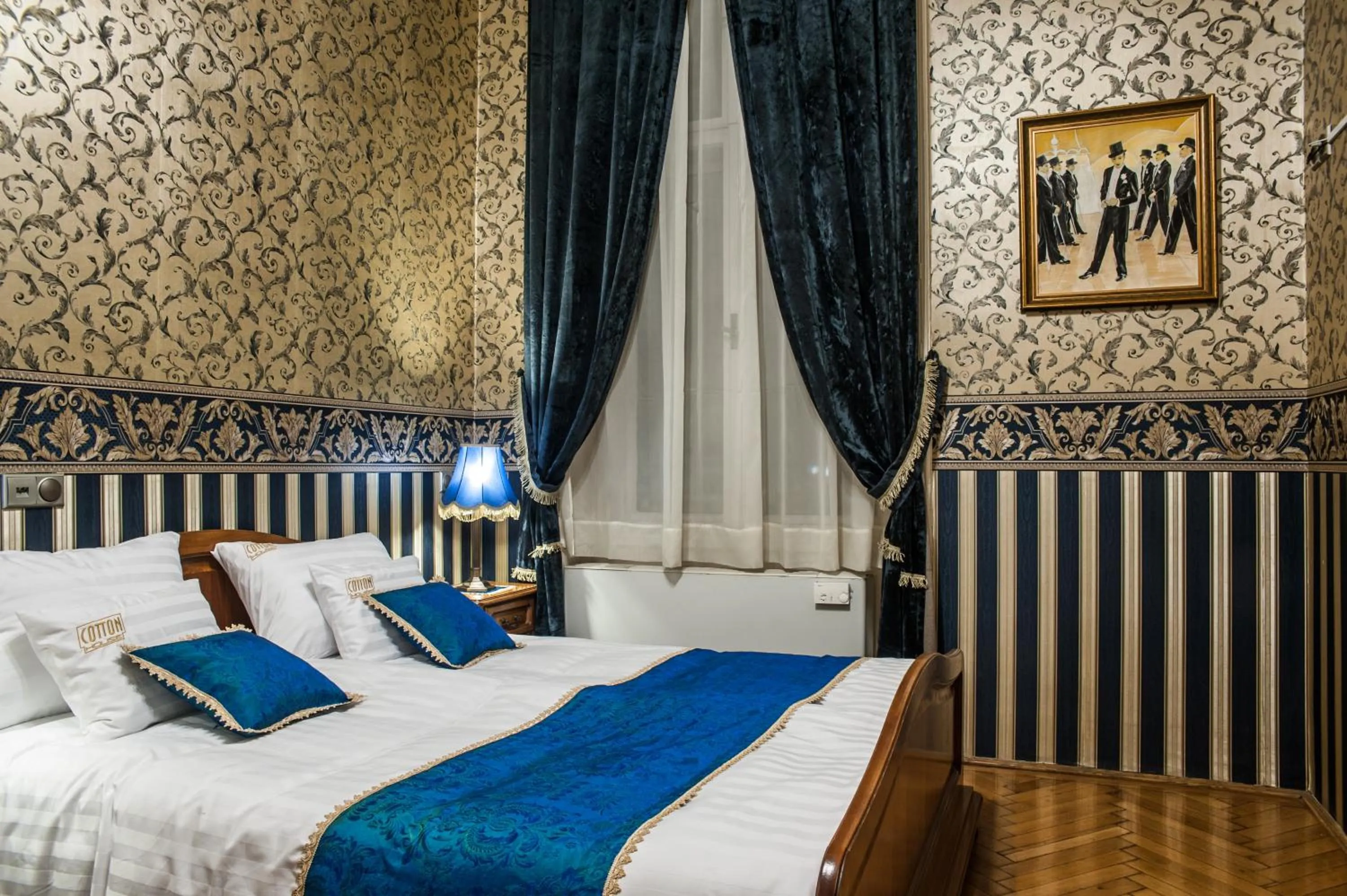 Bed in Cotton House Hotel Budapest