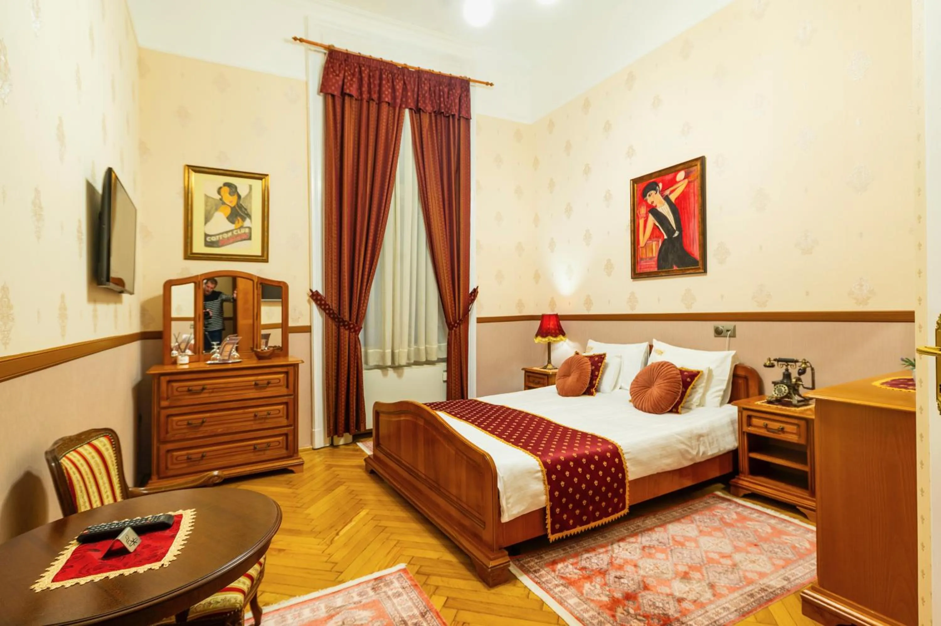 Bed in Cotton House Hotel Budapest