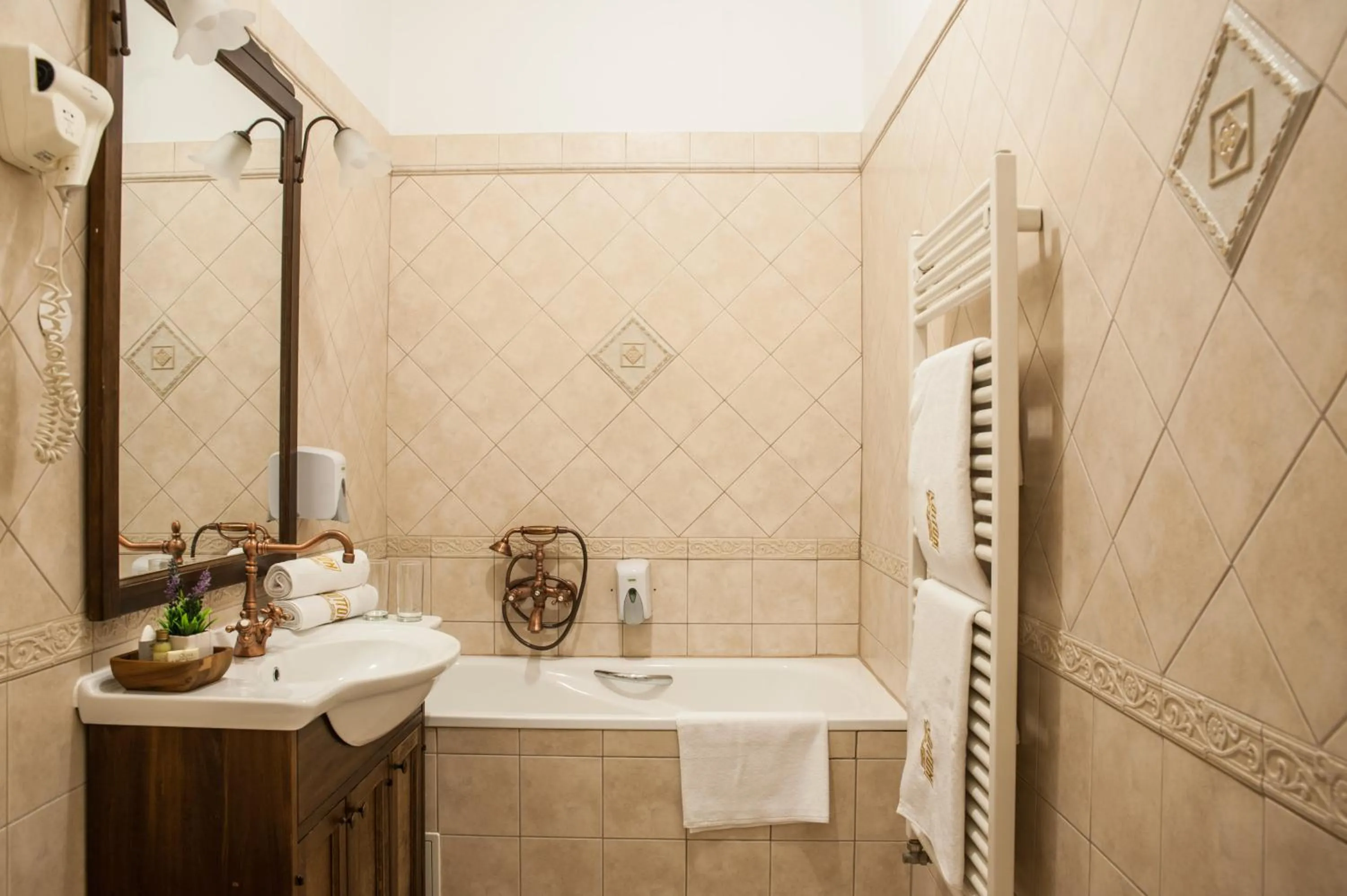 Bathroom in Cotton House Hotel Budapest