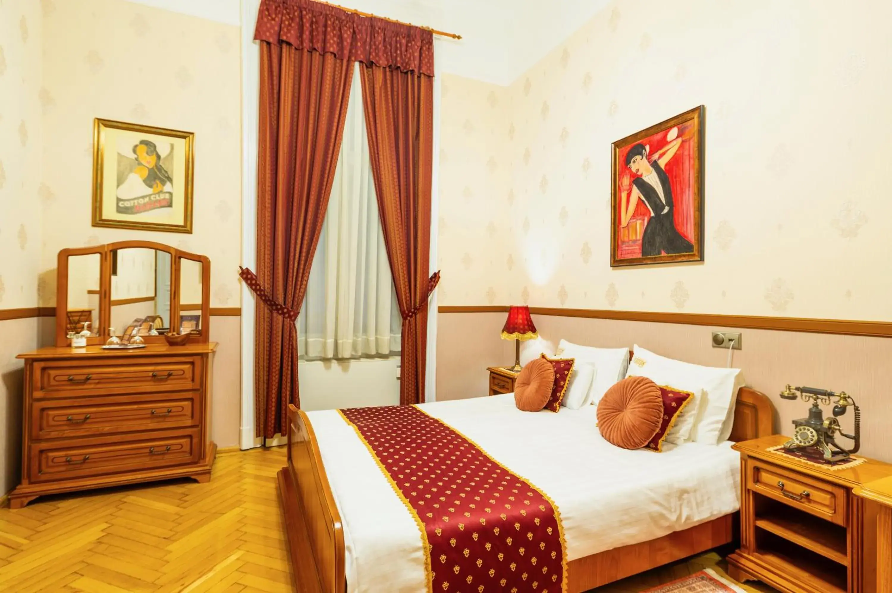 Bed in Cotton House Hotel Budapest Bed in Cotton House Hotel Budapest