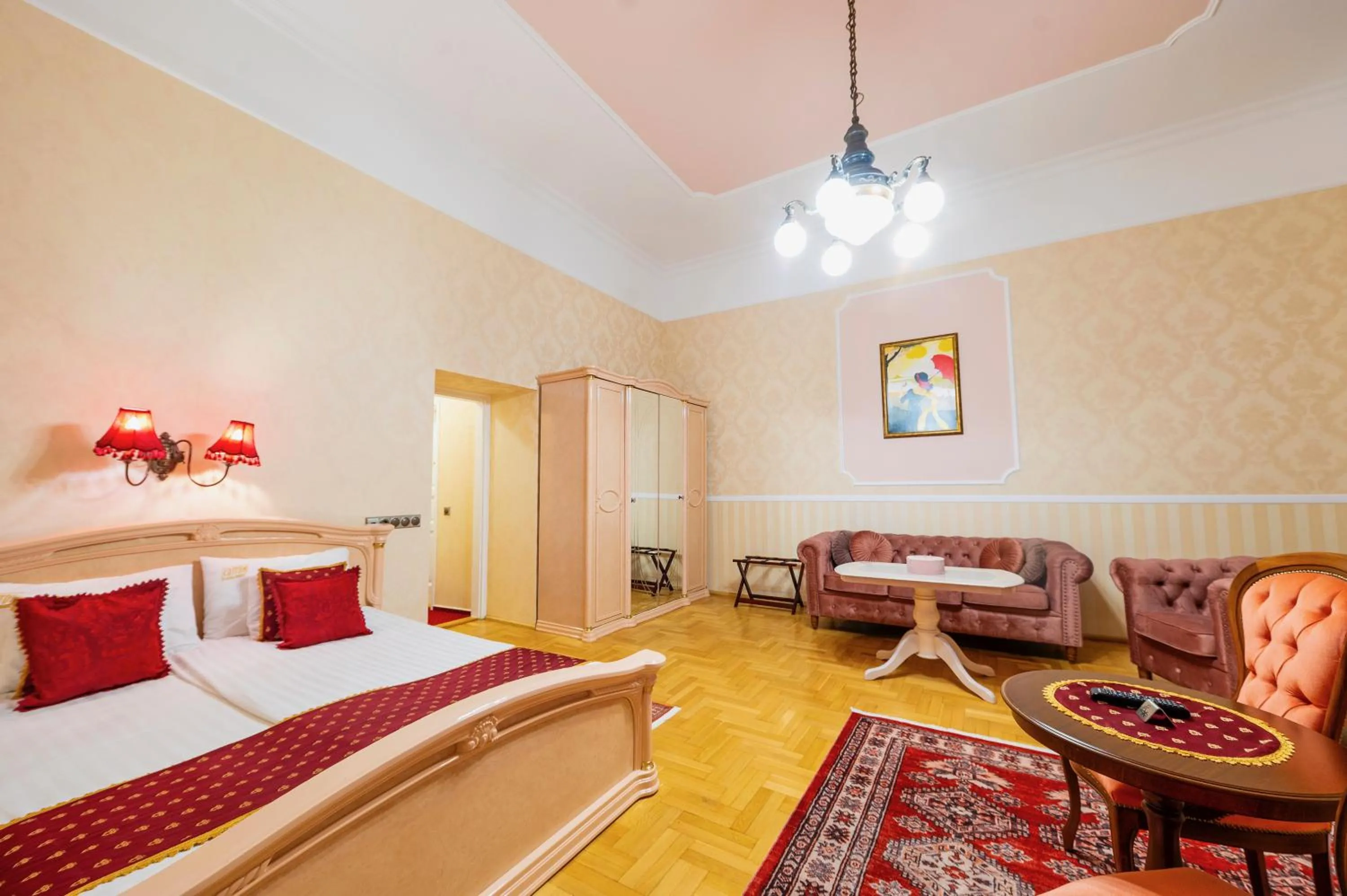 Bed in Cotton House Hotel Budapest