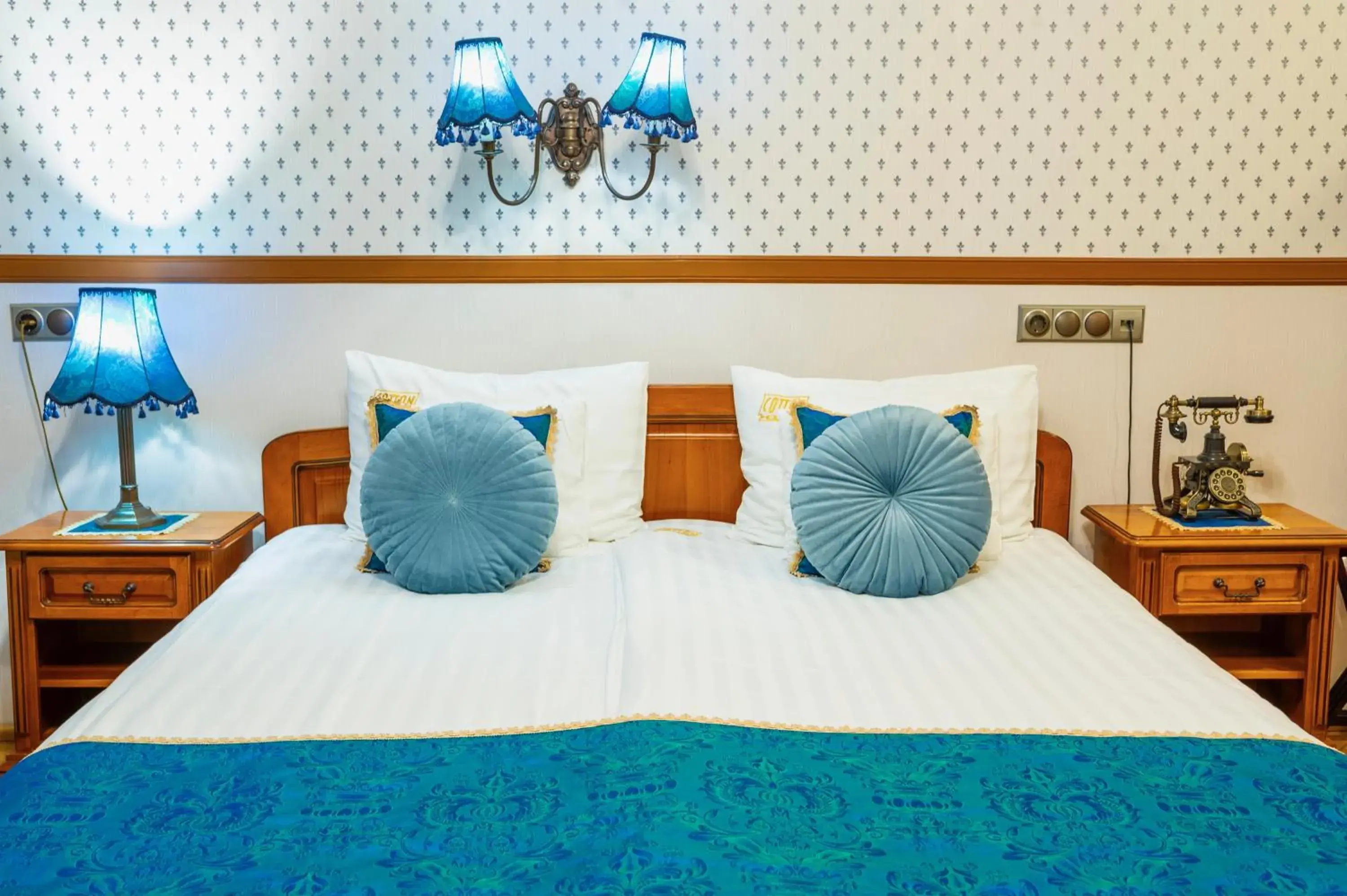 Bed in Cotton House Hotel Budapest Bed in Cotton House Hotel Budapest