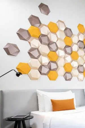 Bedroom, Bed in Three Corners Hotel Art