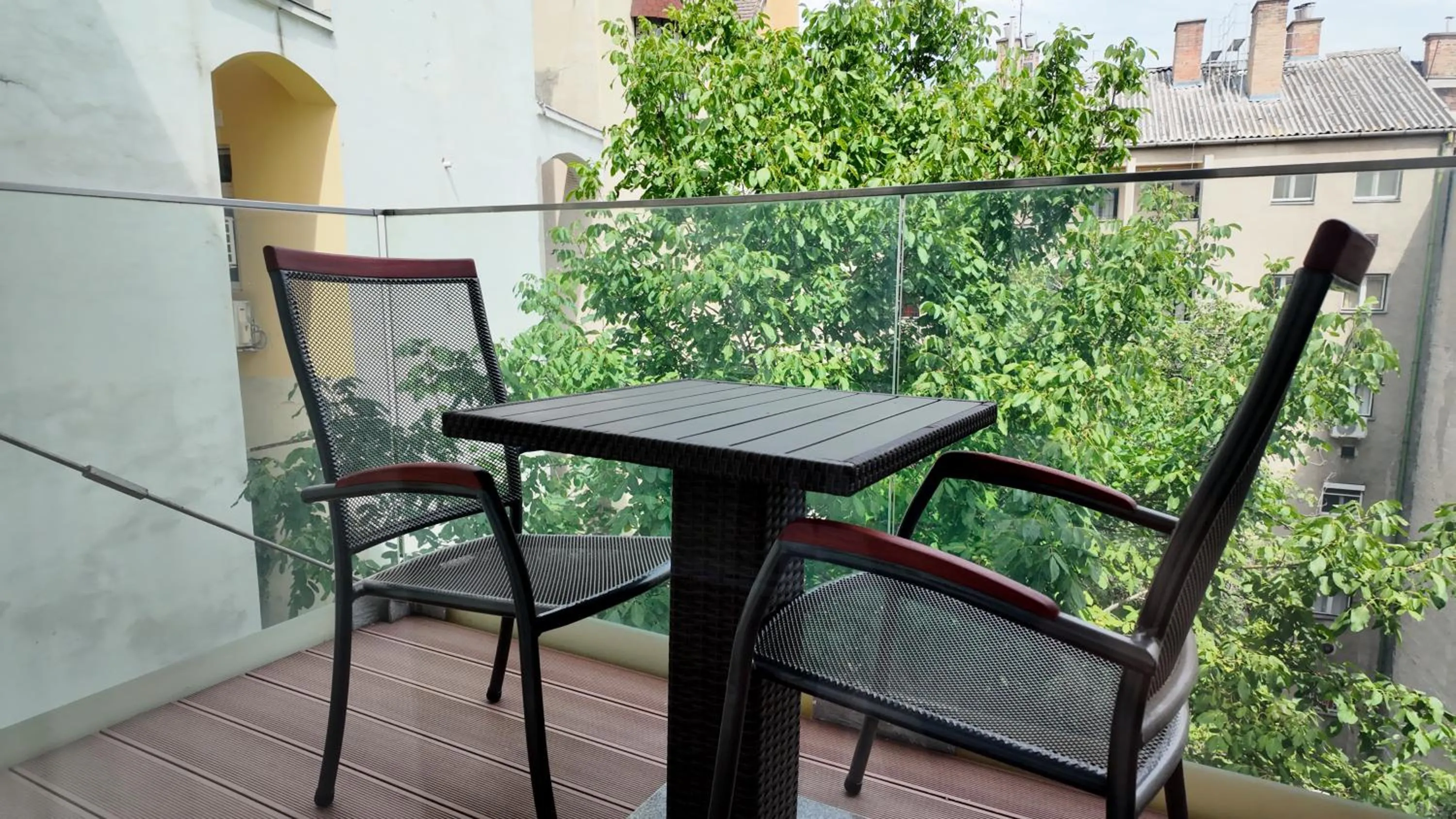 Balcony/Terrace in Carlton Hotel Buda Castle