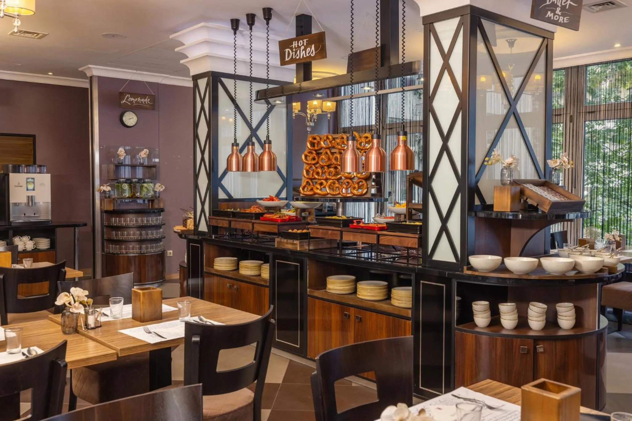 Breakfast in Carlton Hotel Buda Castle