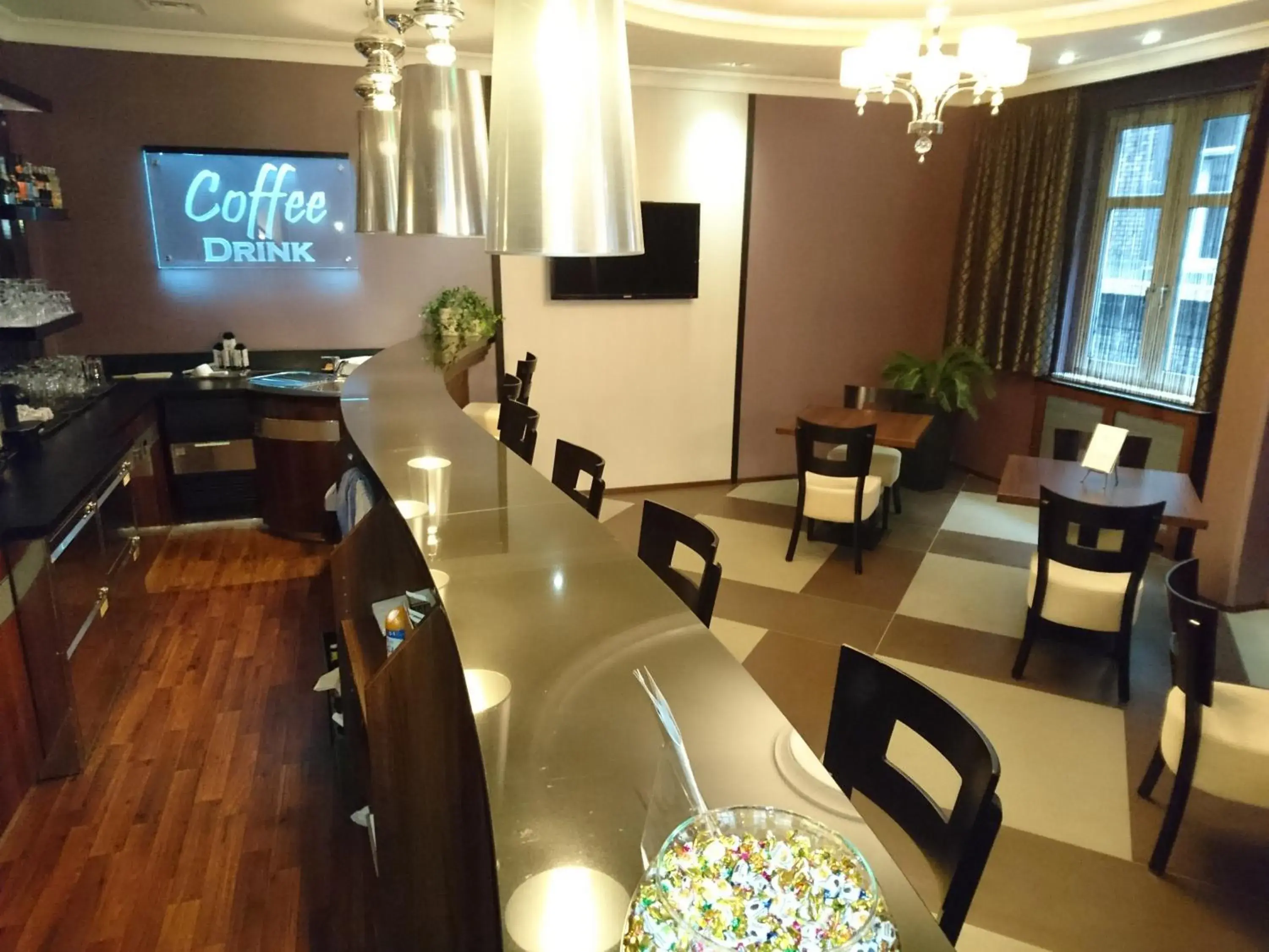 Lounge or bar, Restaurant/Places to Eat in Exe Carlton Hotel Budapest