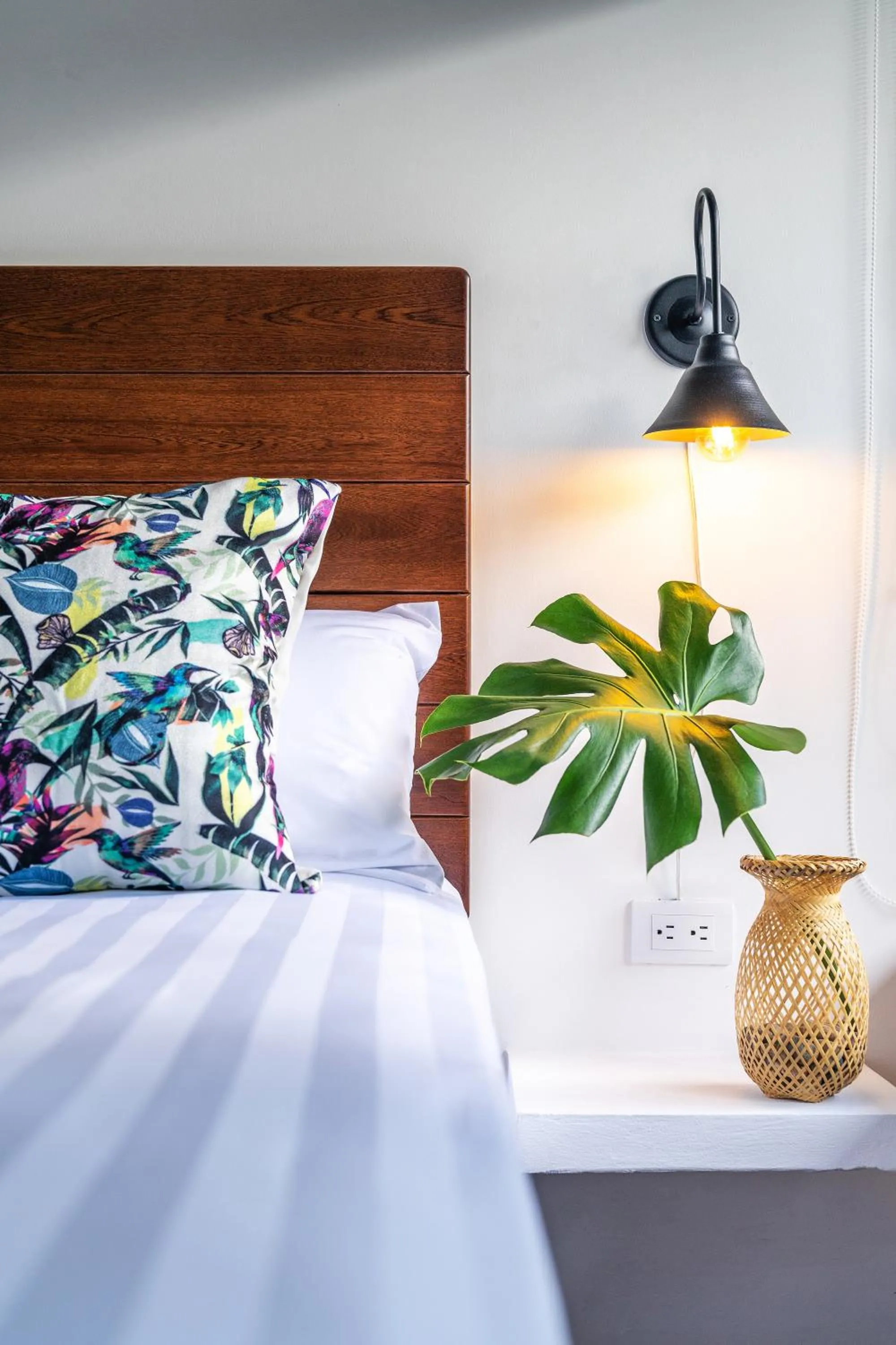 Decorative detail, Bed in Hotel Nana