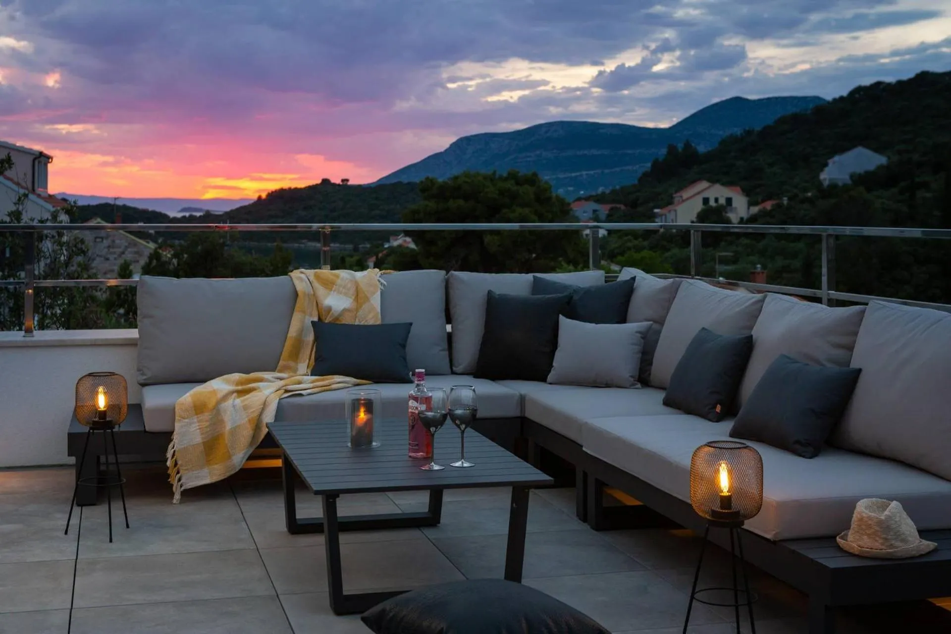 Sunset in Villa Buddha Bay