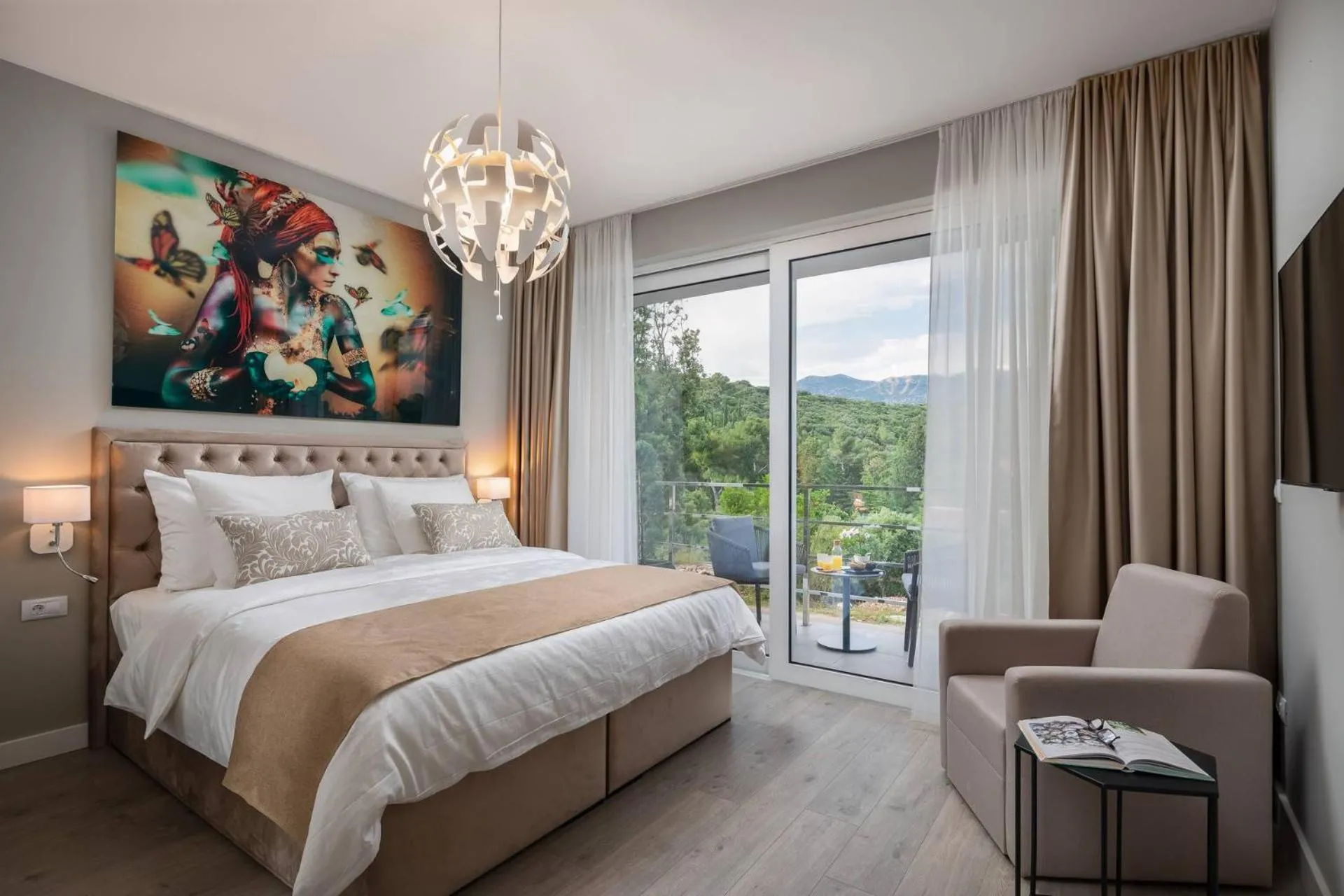 Bedroom, Bed in Villa Buddha Bay