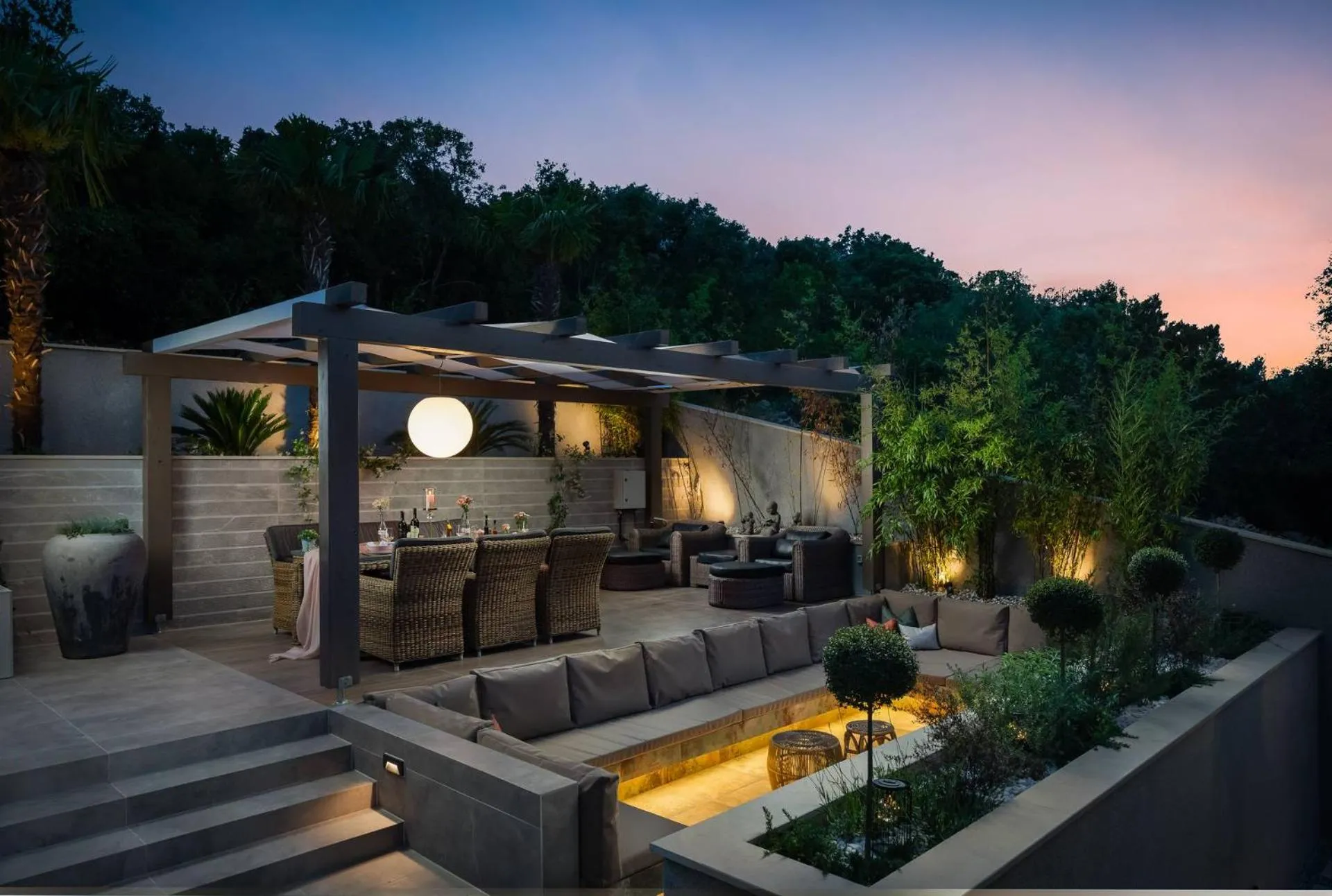 Patio in Villa Buddha Bay