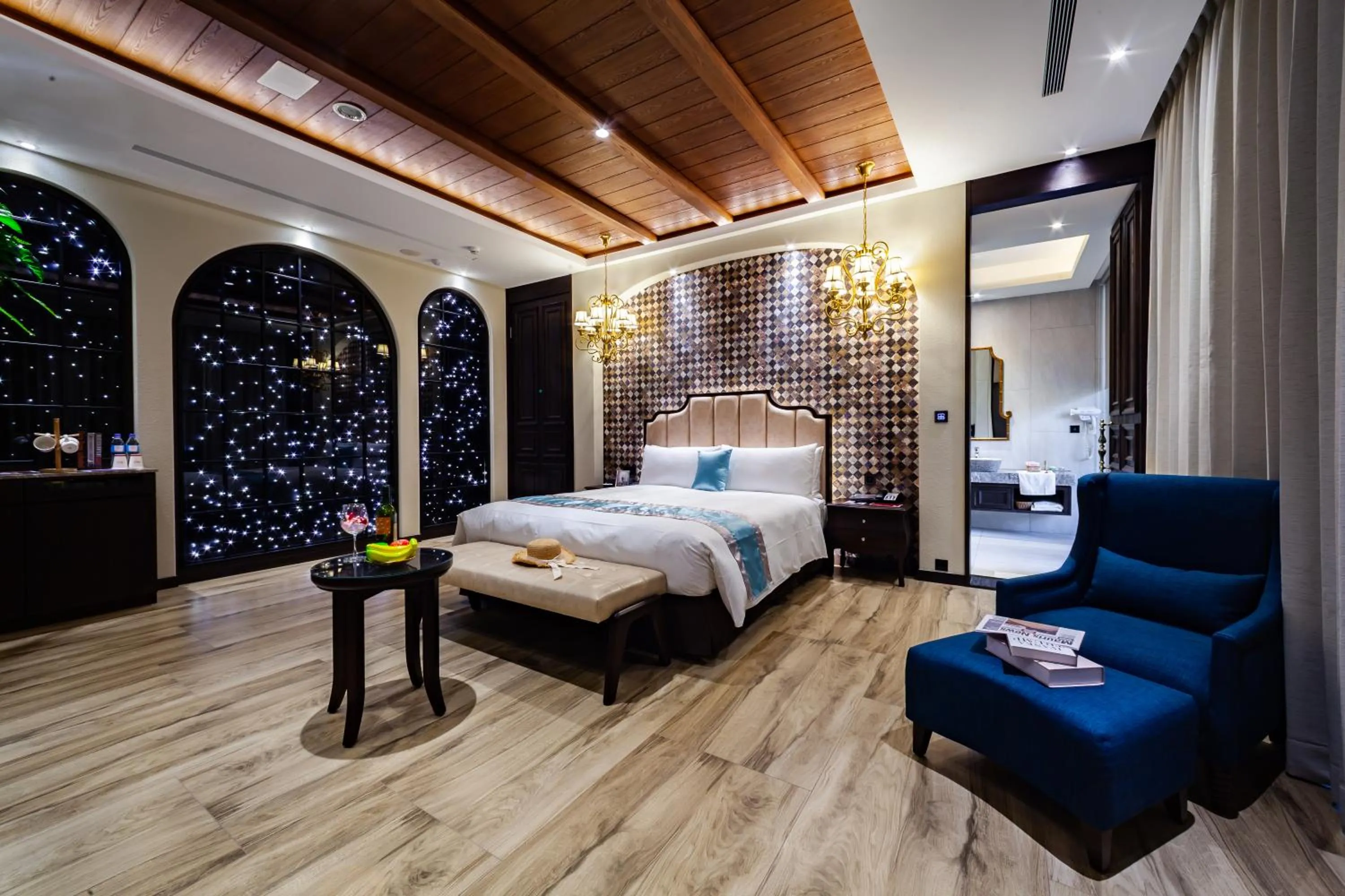 Bed in Norway Forest Motel - Wen Chuang Branch