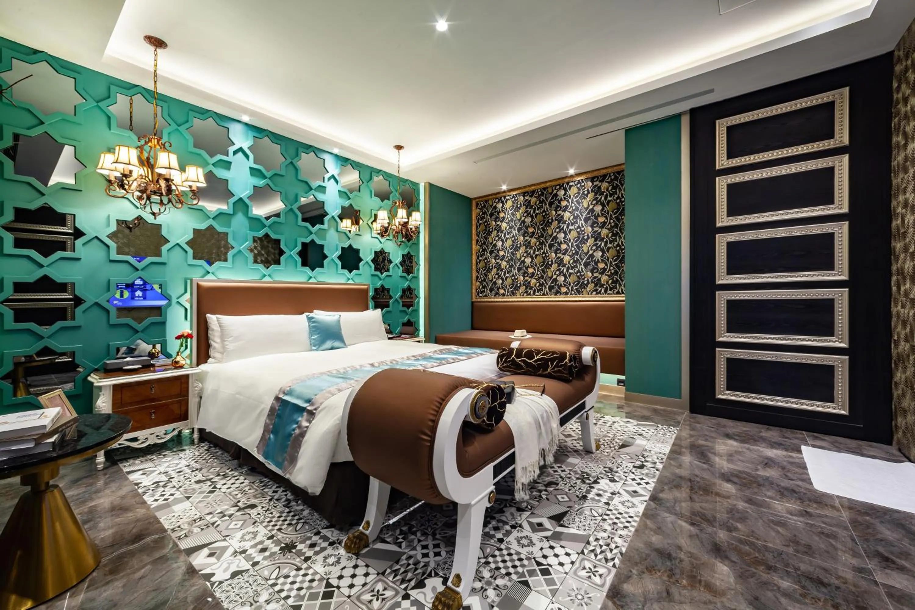 Property building, Bed in Norway Forest Motel - Wen Chuang Branch