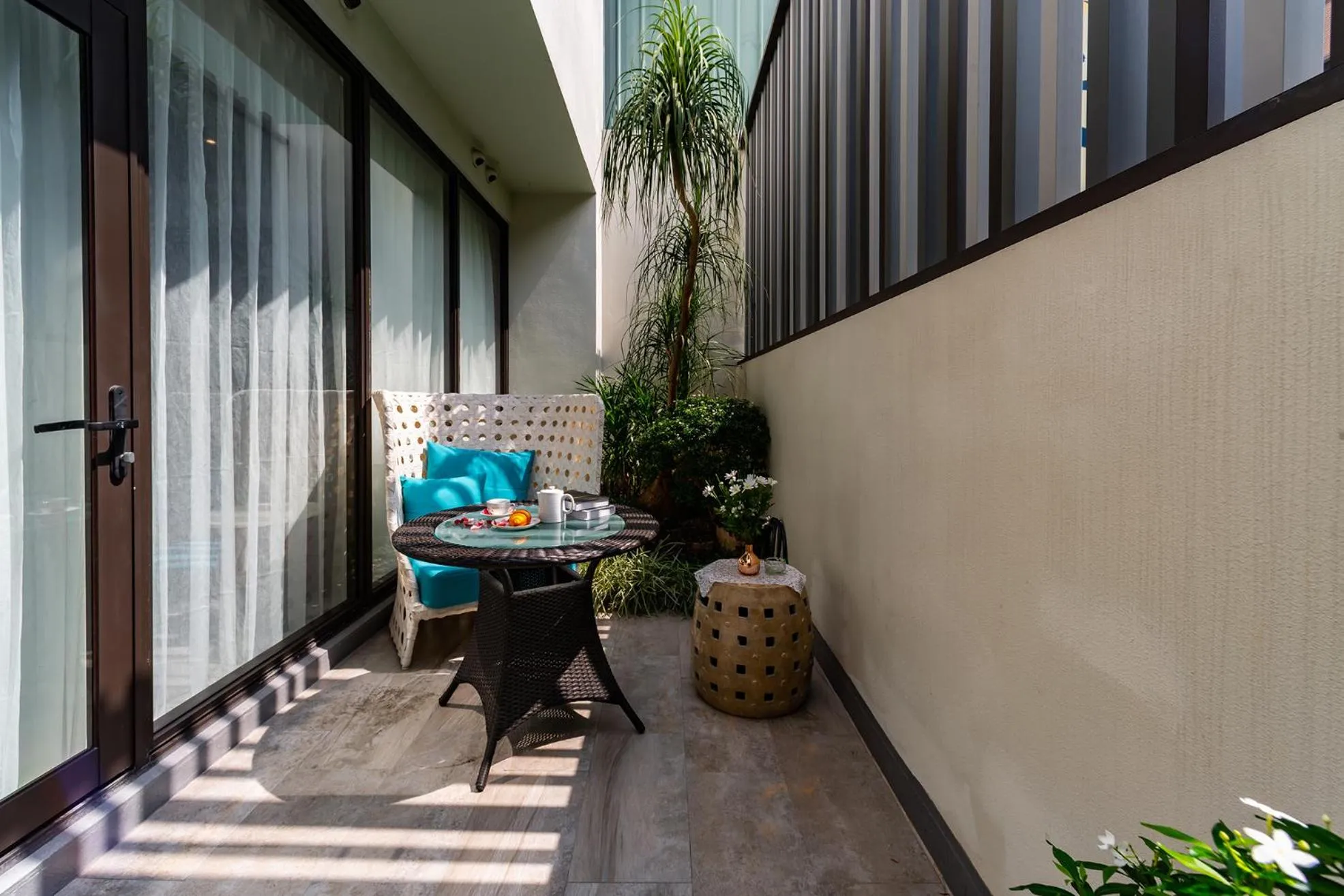 Balcony/Terrace in Norway Forest Motel - Wen Chuang Branch