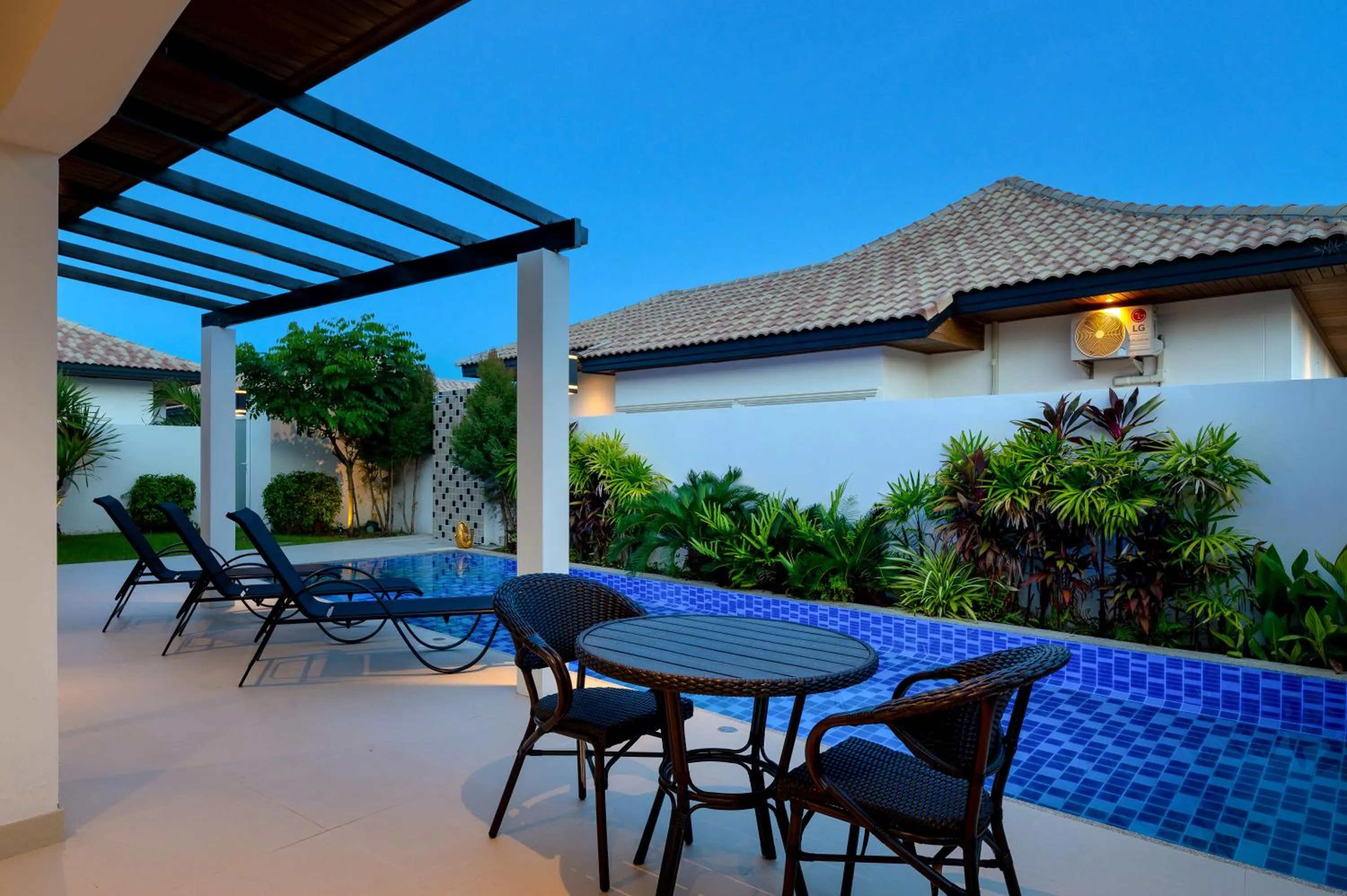 Seating area in Orchid Paradise Homes OPV 421