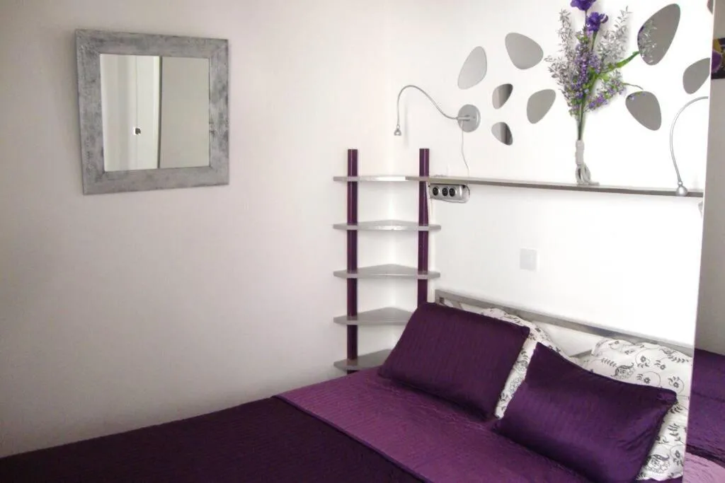 Bed in #PalavasLesFlots #2bedrooms #AirConditioned #100MetersFromTheBeach
