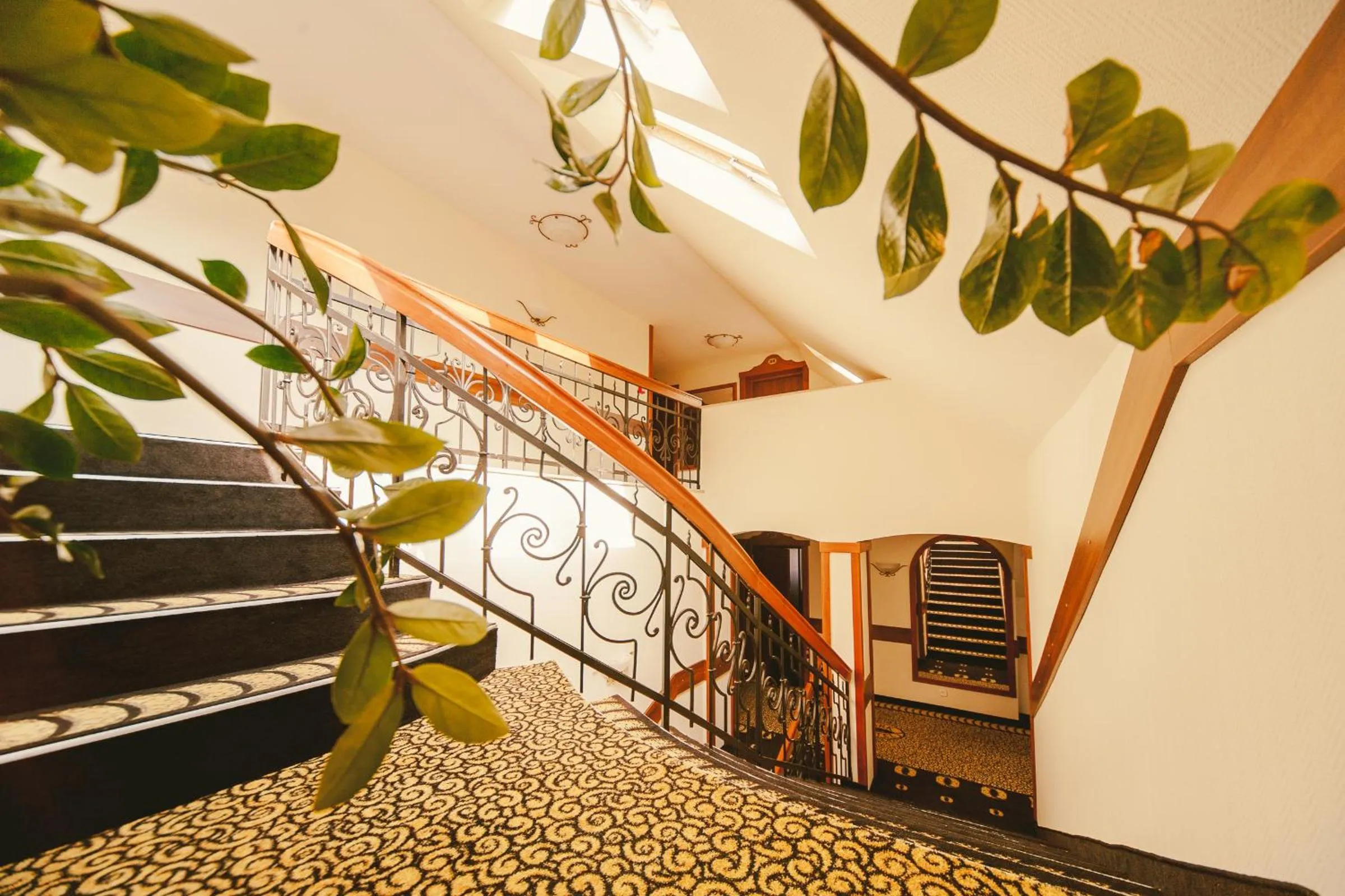 Decorative detail in Park Hotel Hévíz