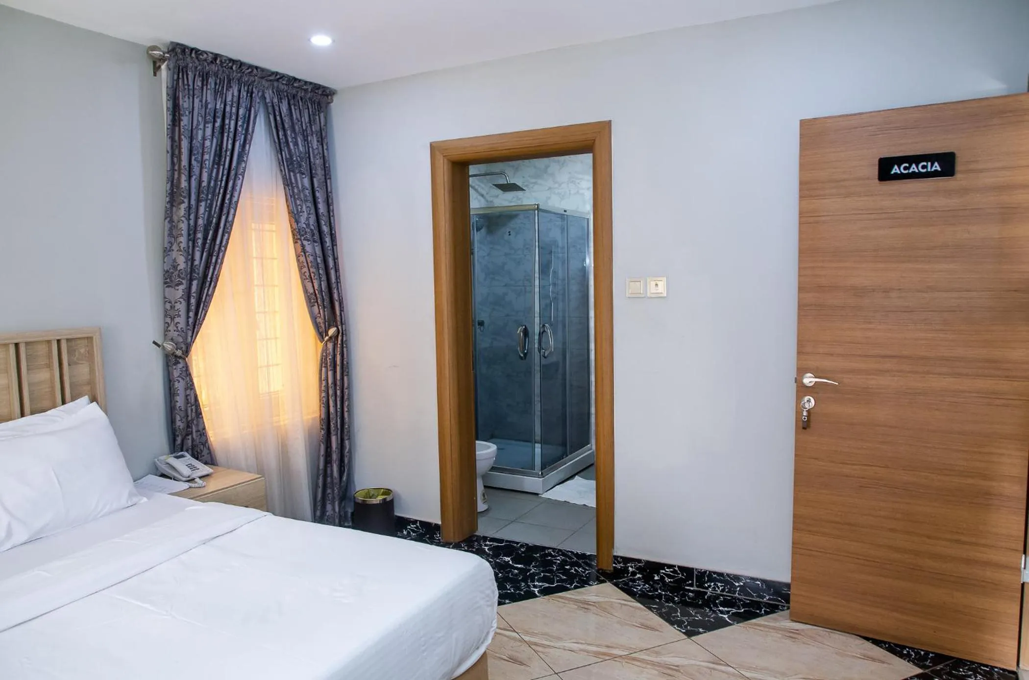 Bed in Orange Roof Lodge