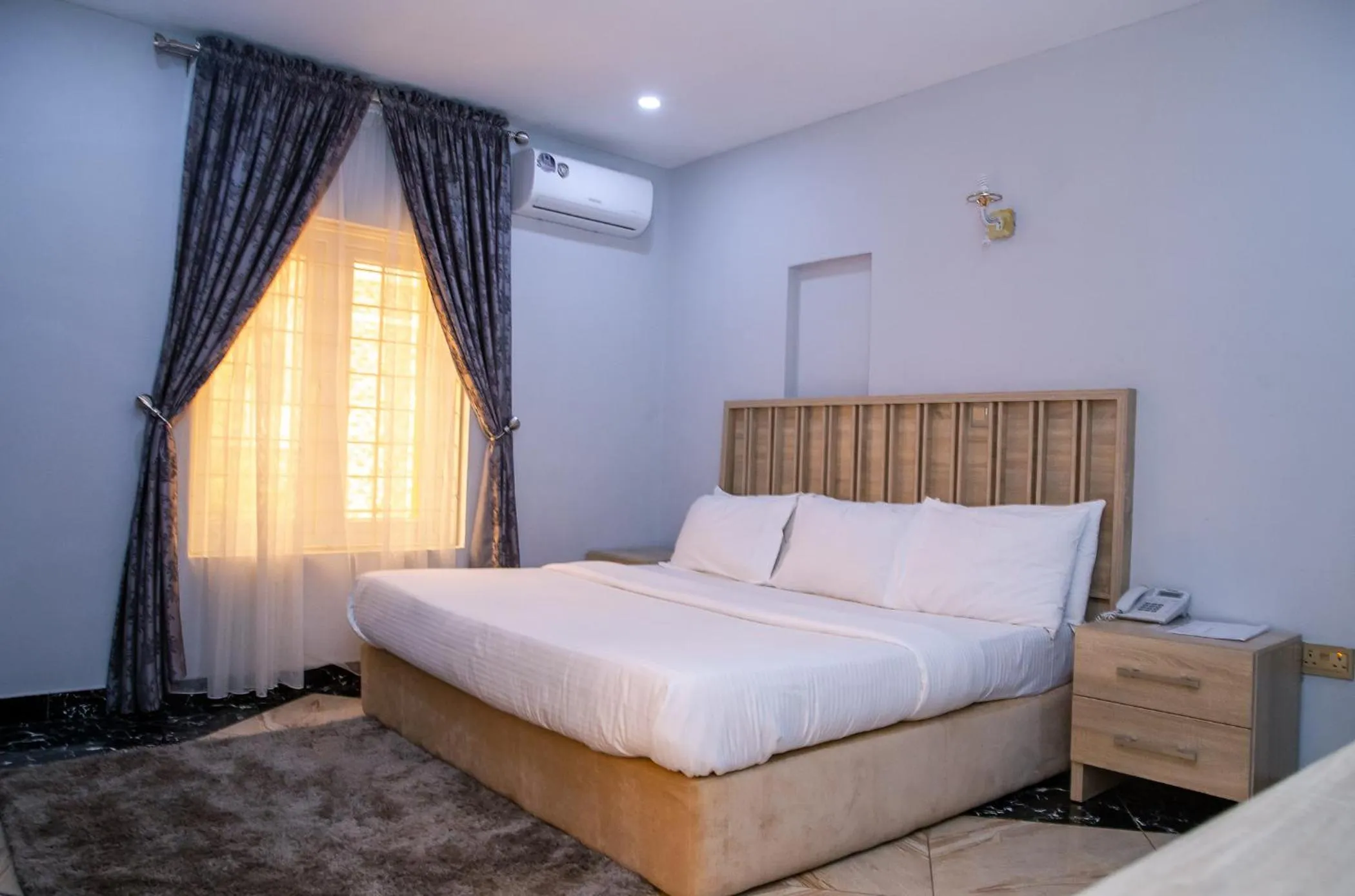 Bed in Orange Roof Lodge