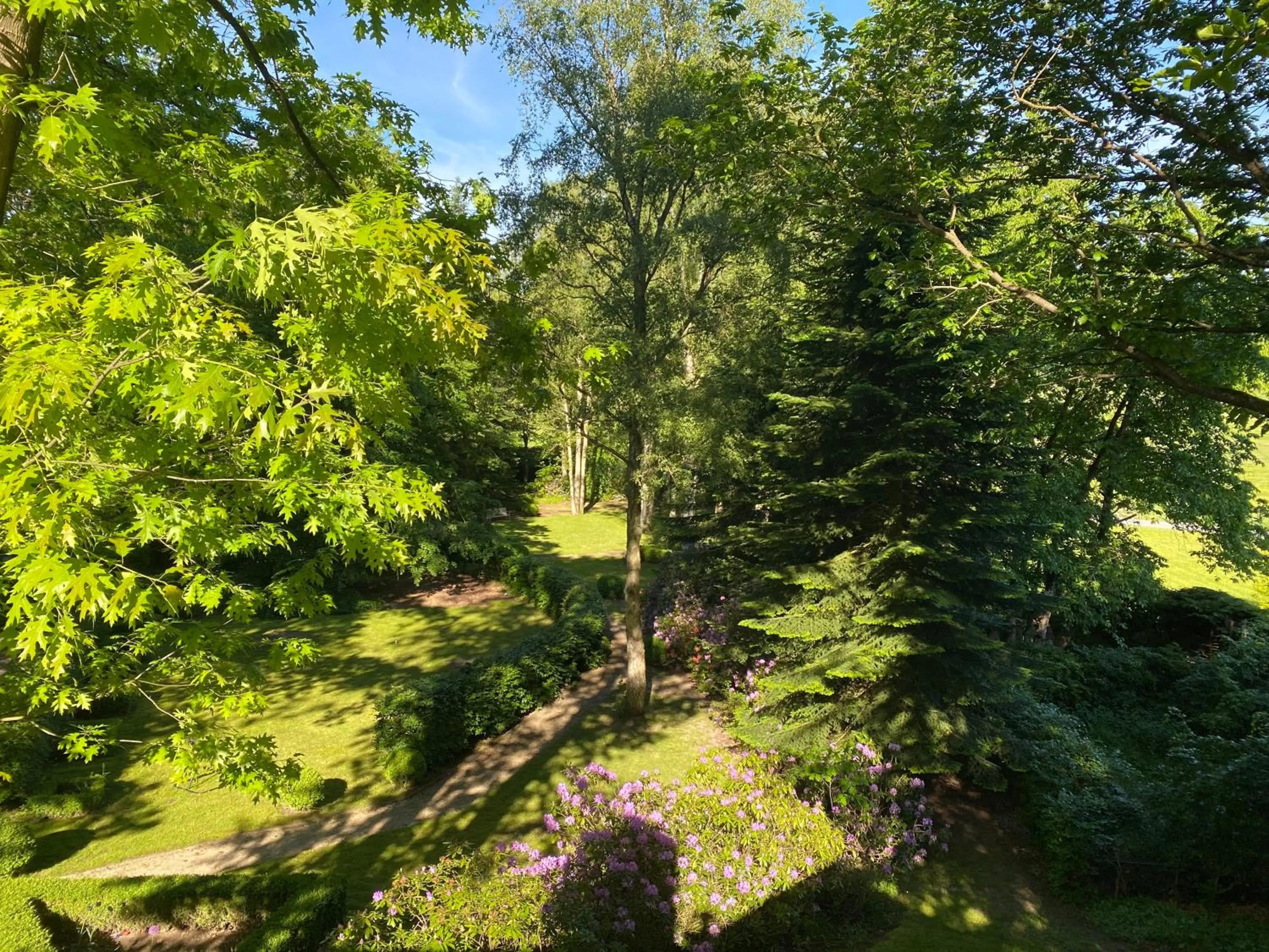 Garden view in B&B Miranoza