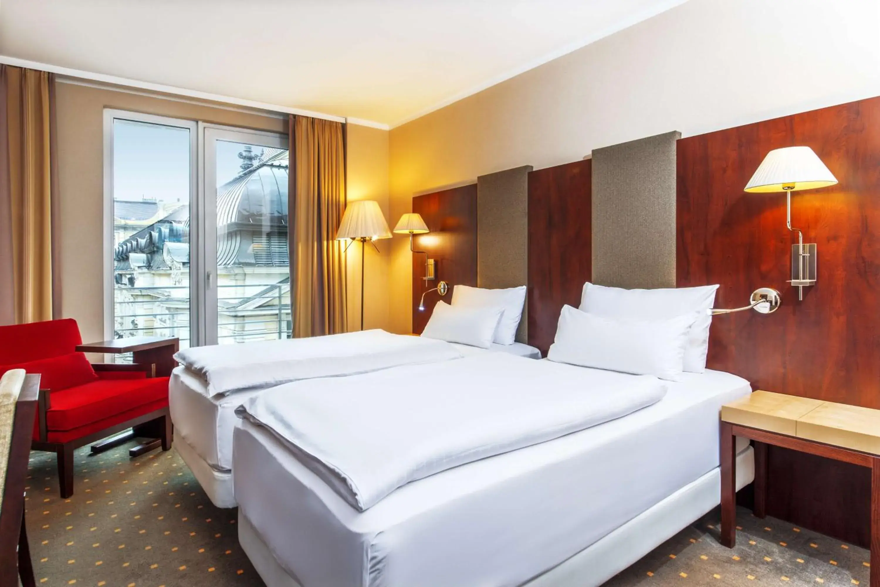 Photo of the whole room, Bed in NH Budapest City Photo of the whole room, Bed in NH Budapest City