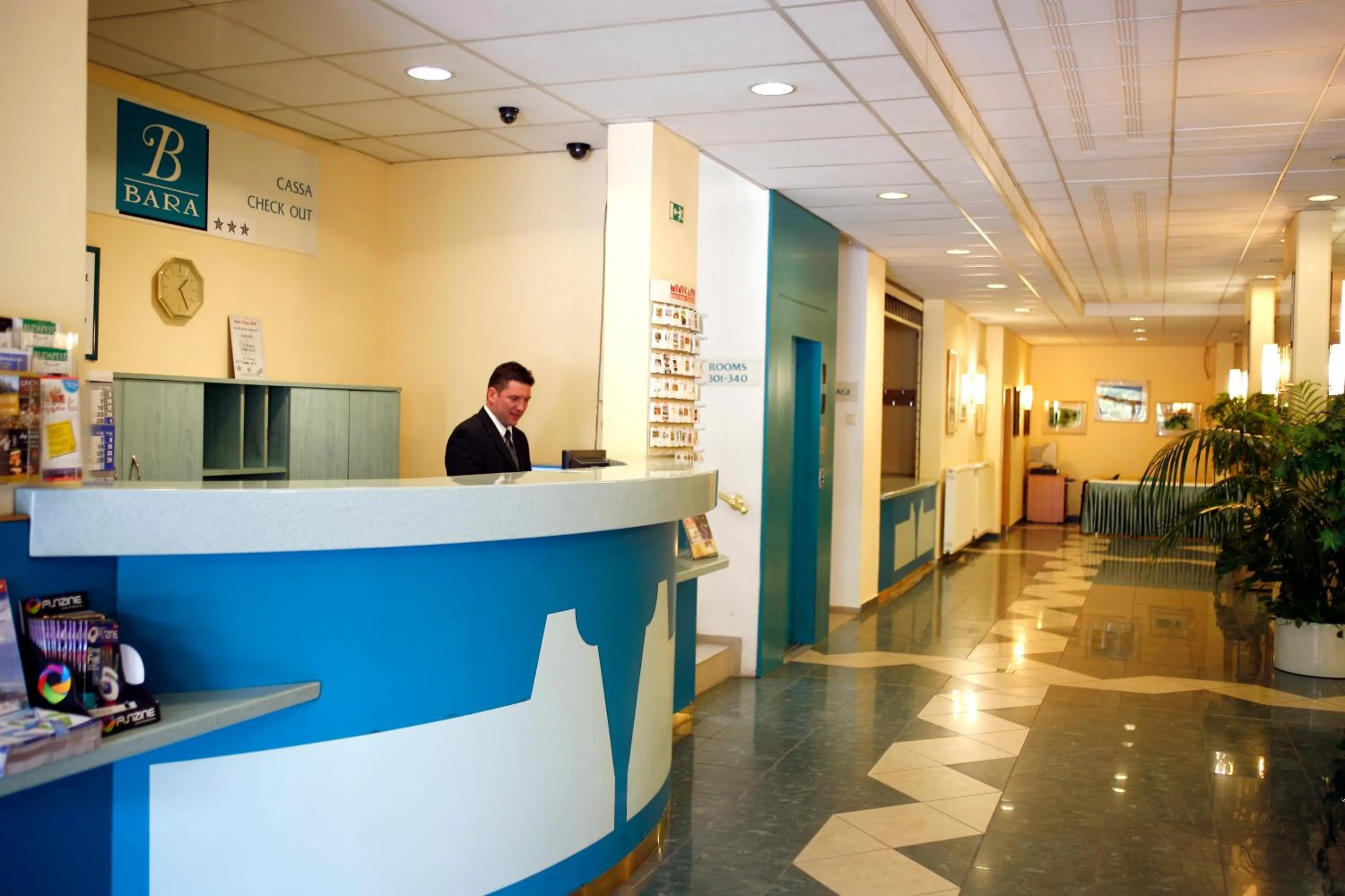 Lobby or reception in Hotel Bara Budapest