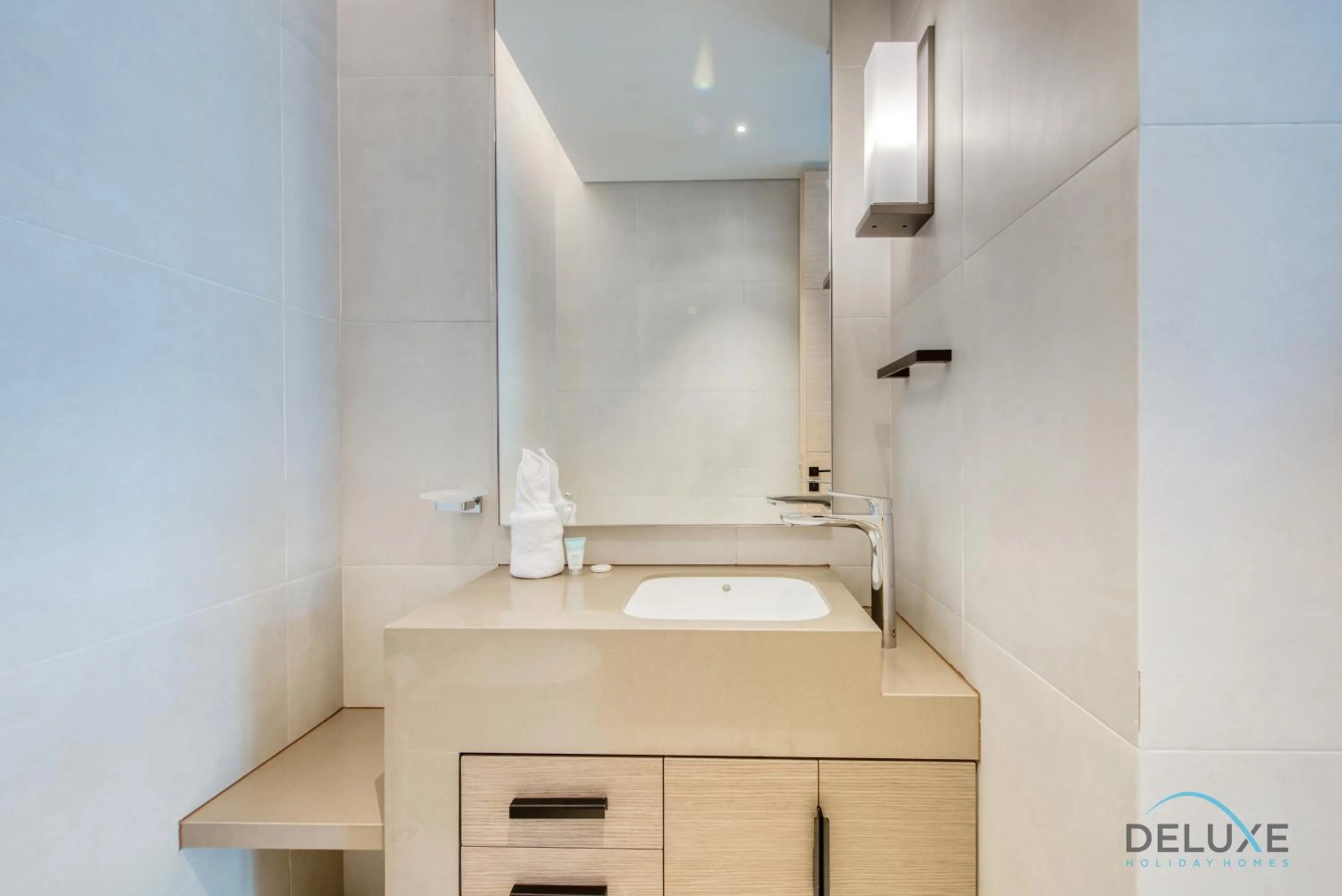 Bathroom in Exquisite 1BR at The Address Residences in JBR by Deluxe Holiday Homes
