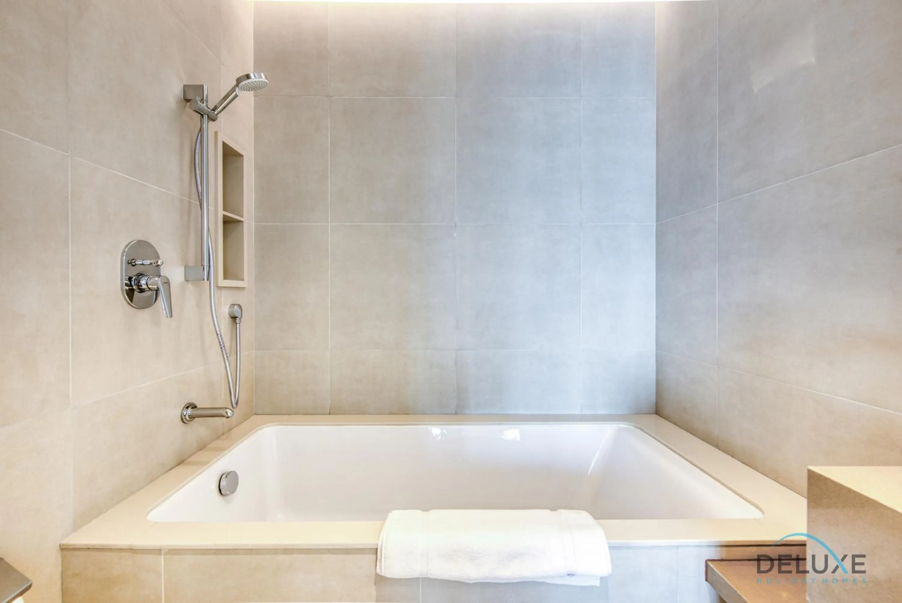Bathroom in Exquisite 1BR at The Address Residences in JBR by Deluxe Holiday Homes