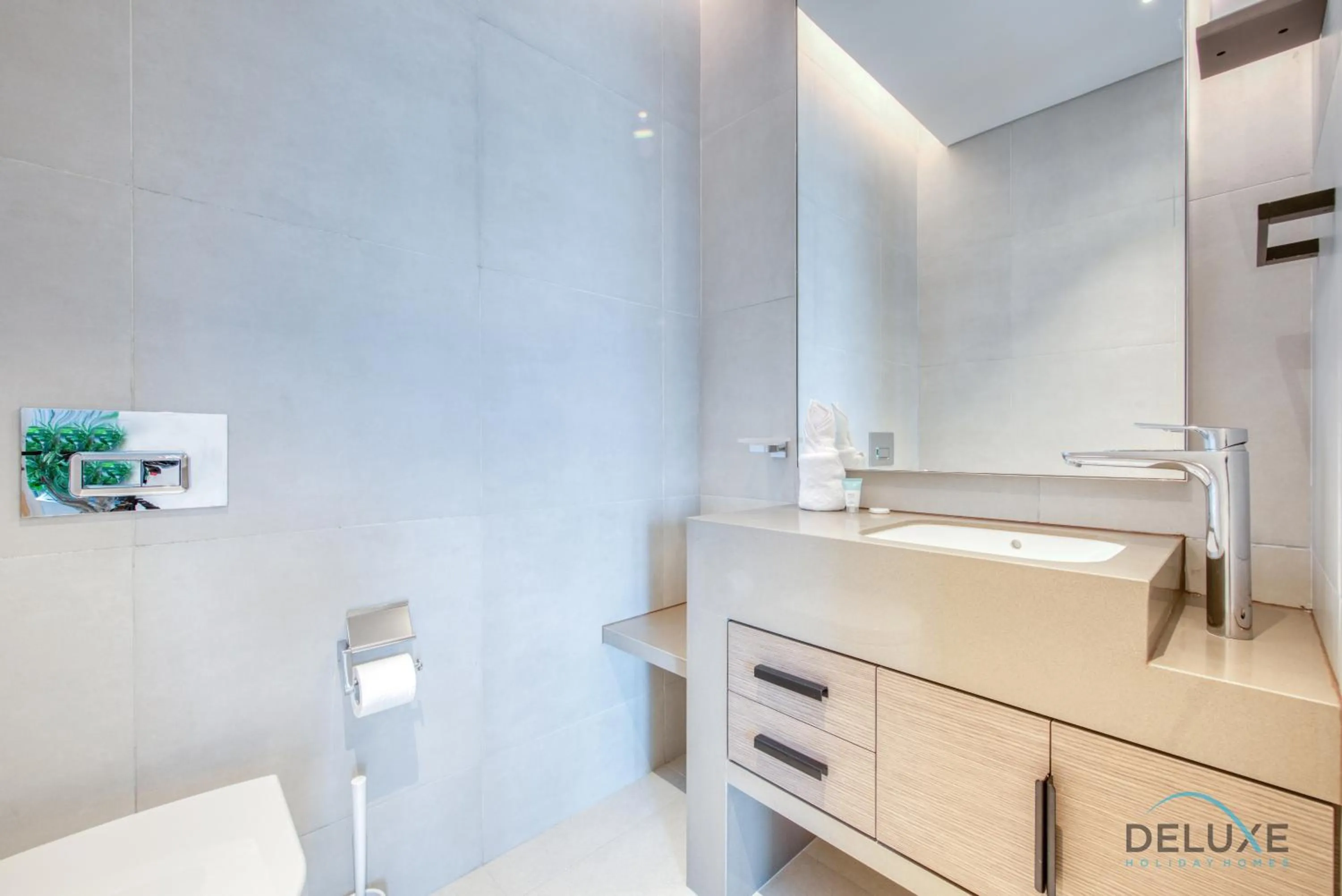 Bathroom in Exquisite 1BR at The Address Residences in JBR by Deluxe Holiday Homes