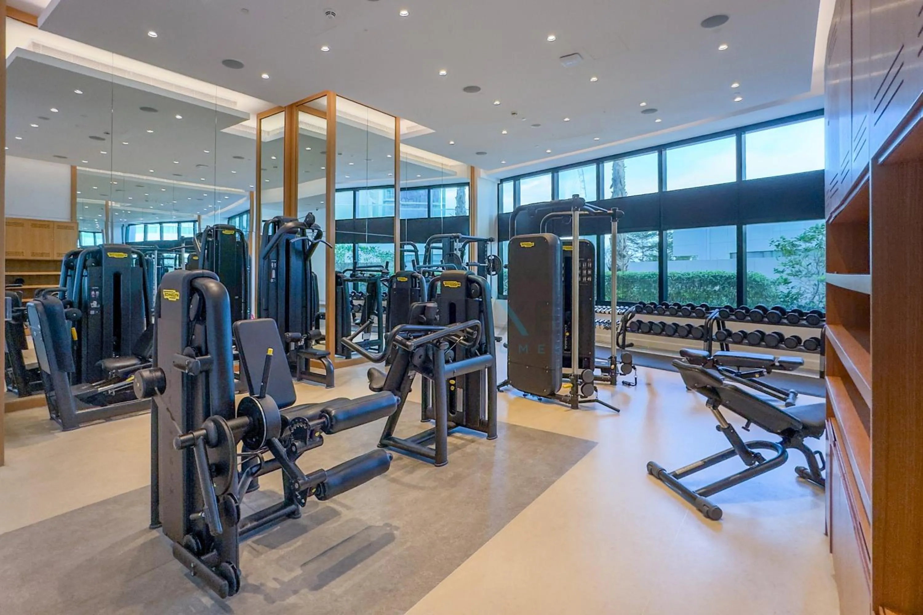 Fitness centre/facilities in Exquisite 1BR at The Address Residences in JBR by Deluxe Holiday Homes