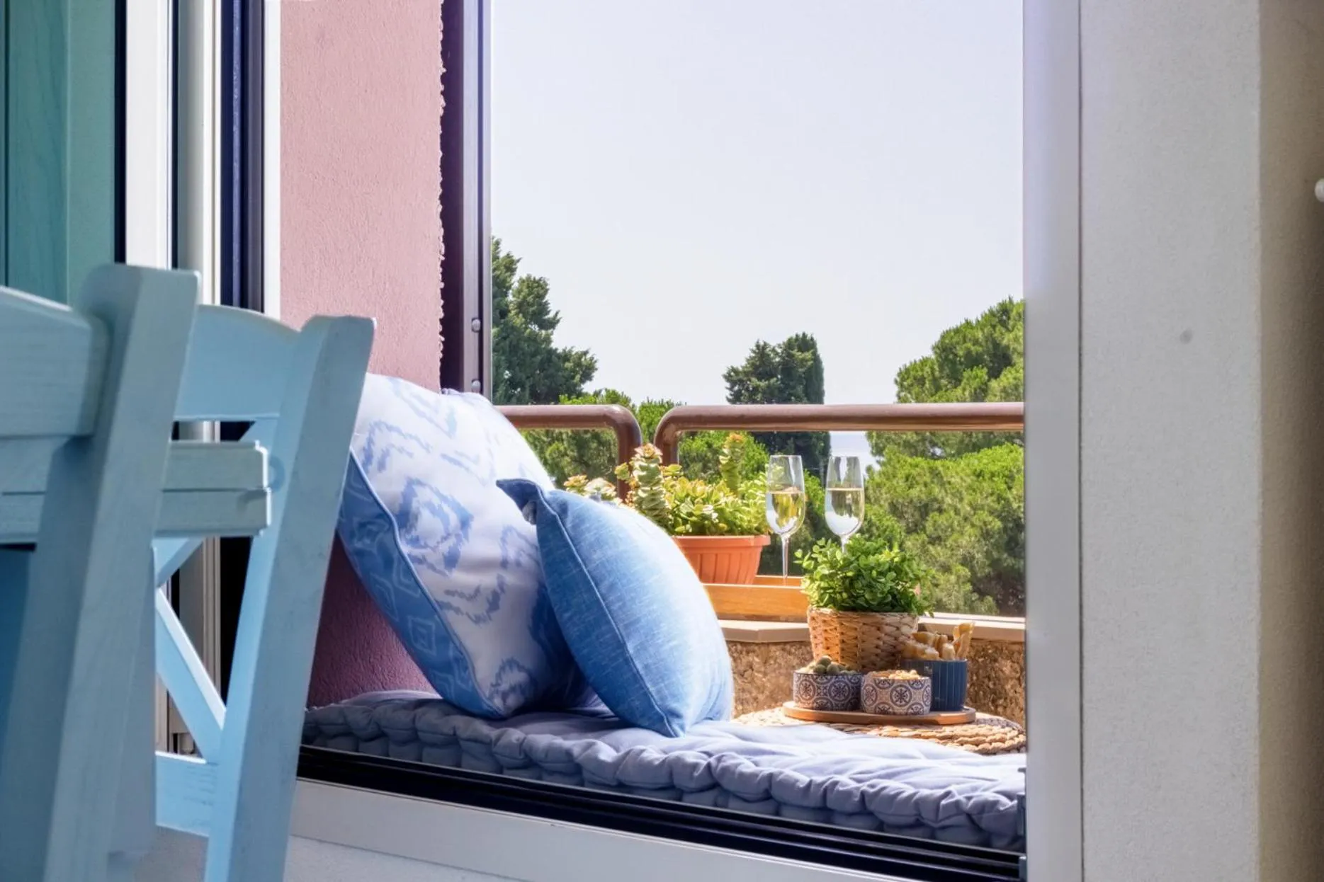 Balcony/Terrace in Villa Silvia Apartment - Private Pool