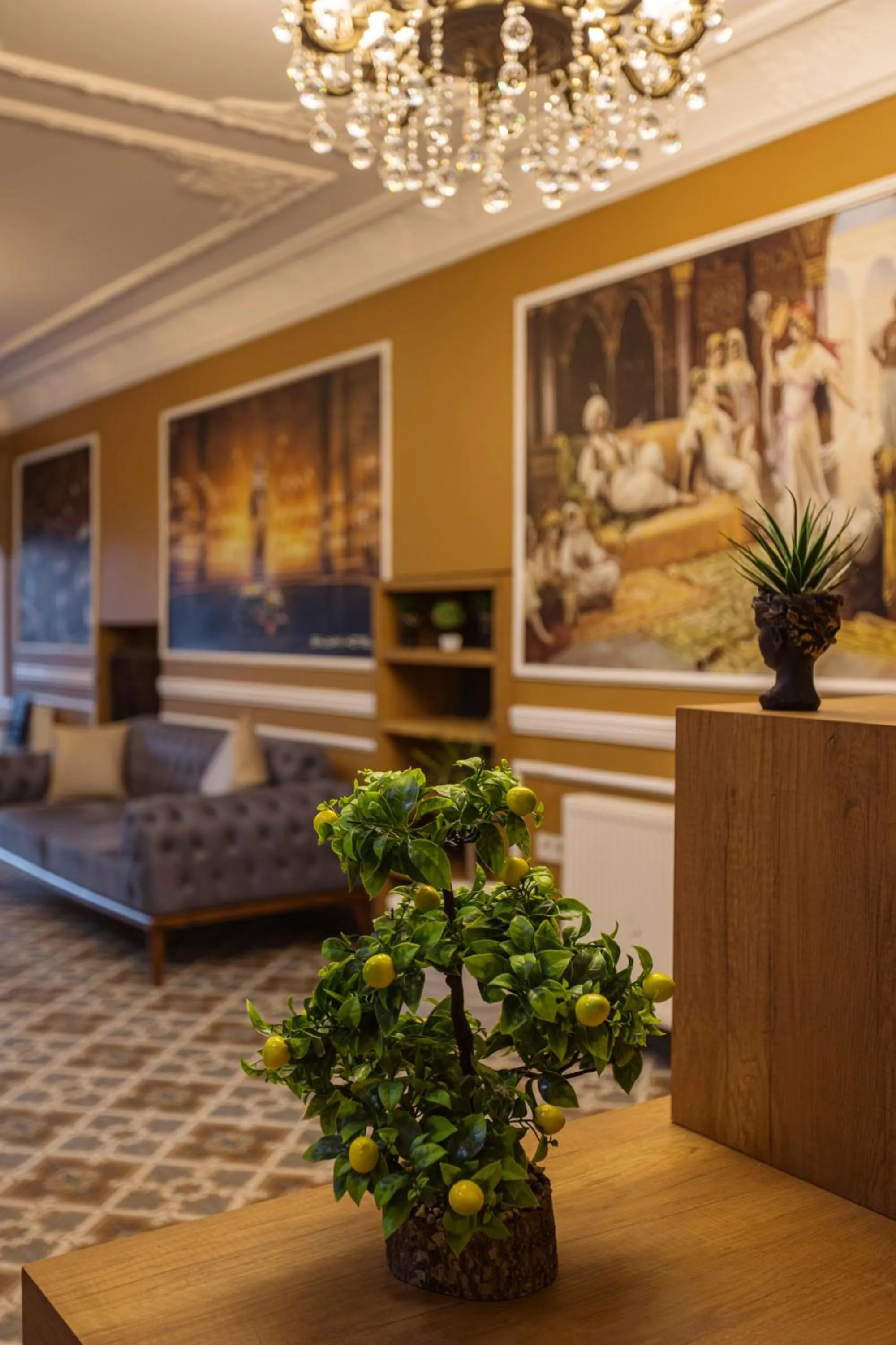 Lobby or reception in Grand Balyan Hotel & Restaurant