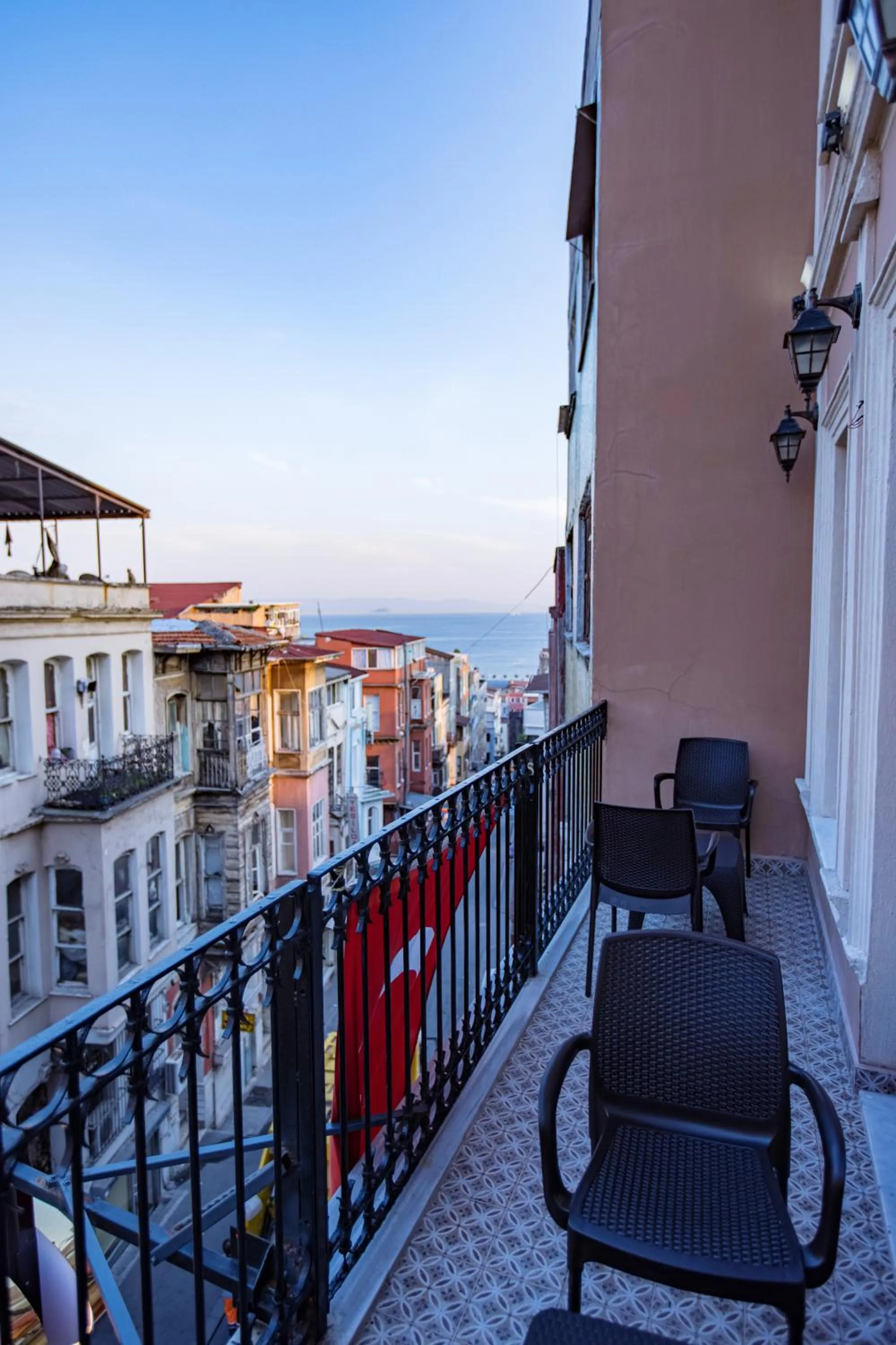 Balcony/Terrace in Grand Balyan Hotel & Restaurant