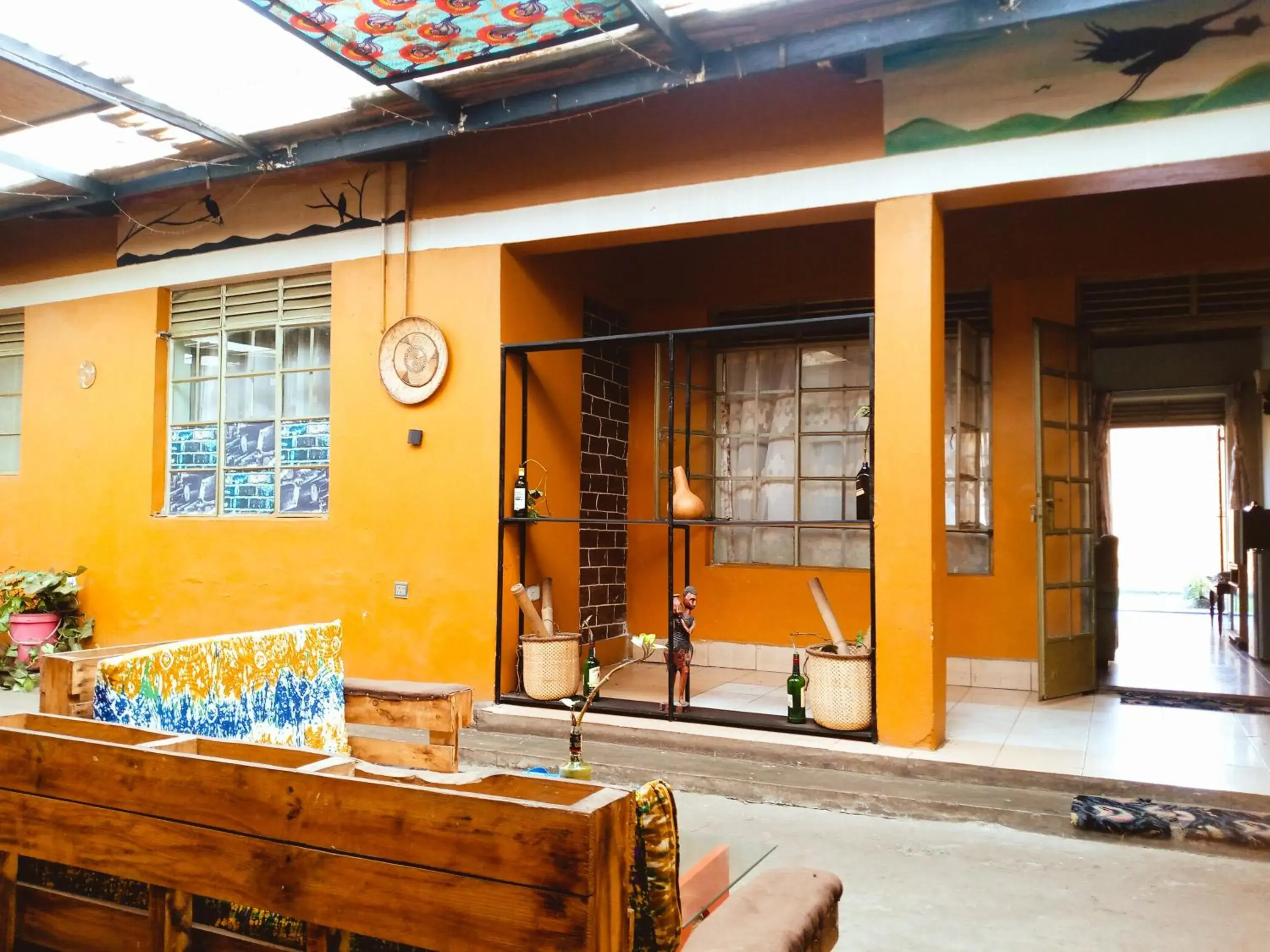 Inner courtyard view in Santaviva Hotel Inner courtyard view in Santaviva Hotel