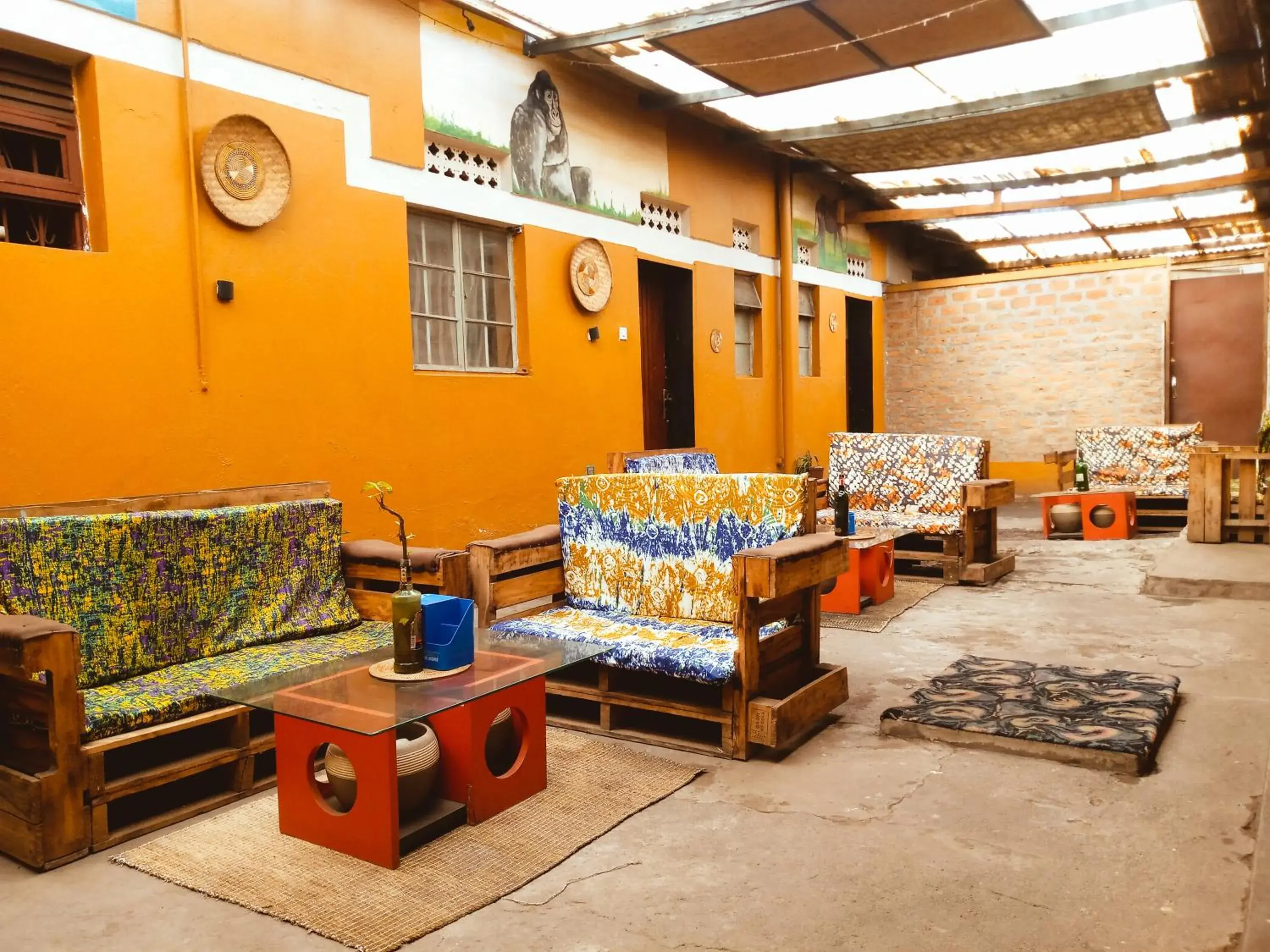 Inner courtyard view in Santaviva Hotel Inner courtyard view in Santaviva Hotel