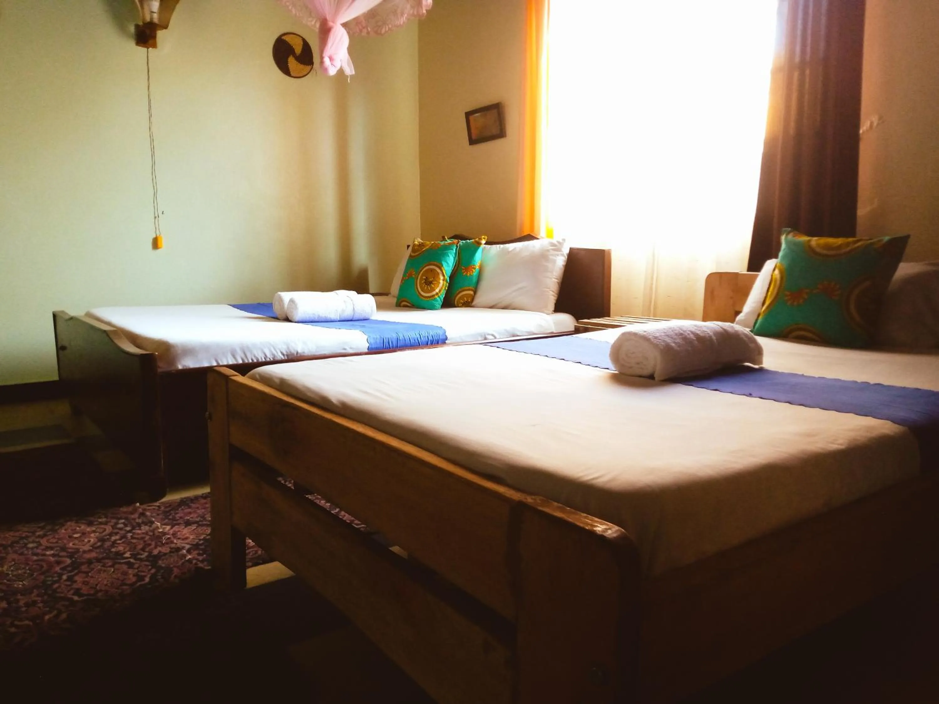 Bed in Santaviva Hotel